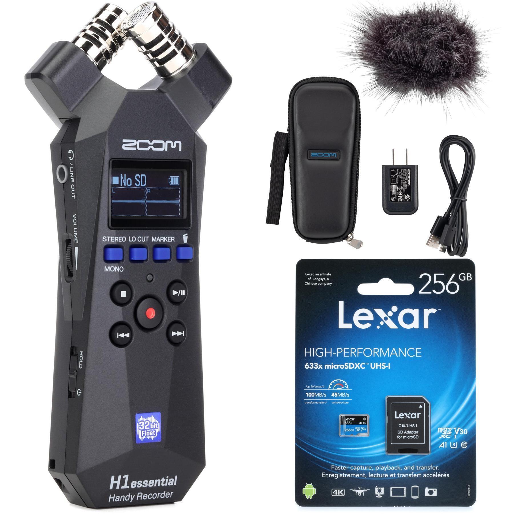 Zoom H1essential Portable Recorder Essentials Bundle | Sweetwater