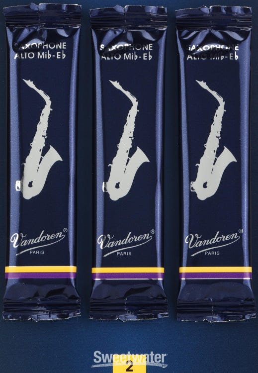 Vandoren Vandoren Traditional Alto Saxophone Reeds (3 Pack)