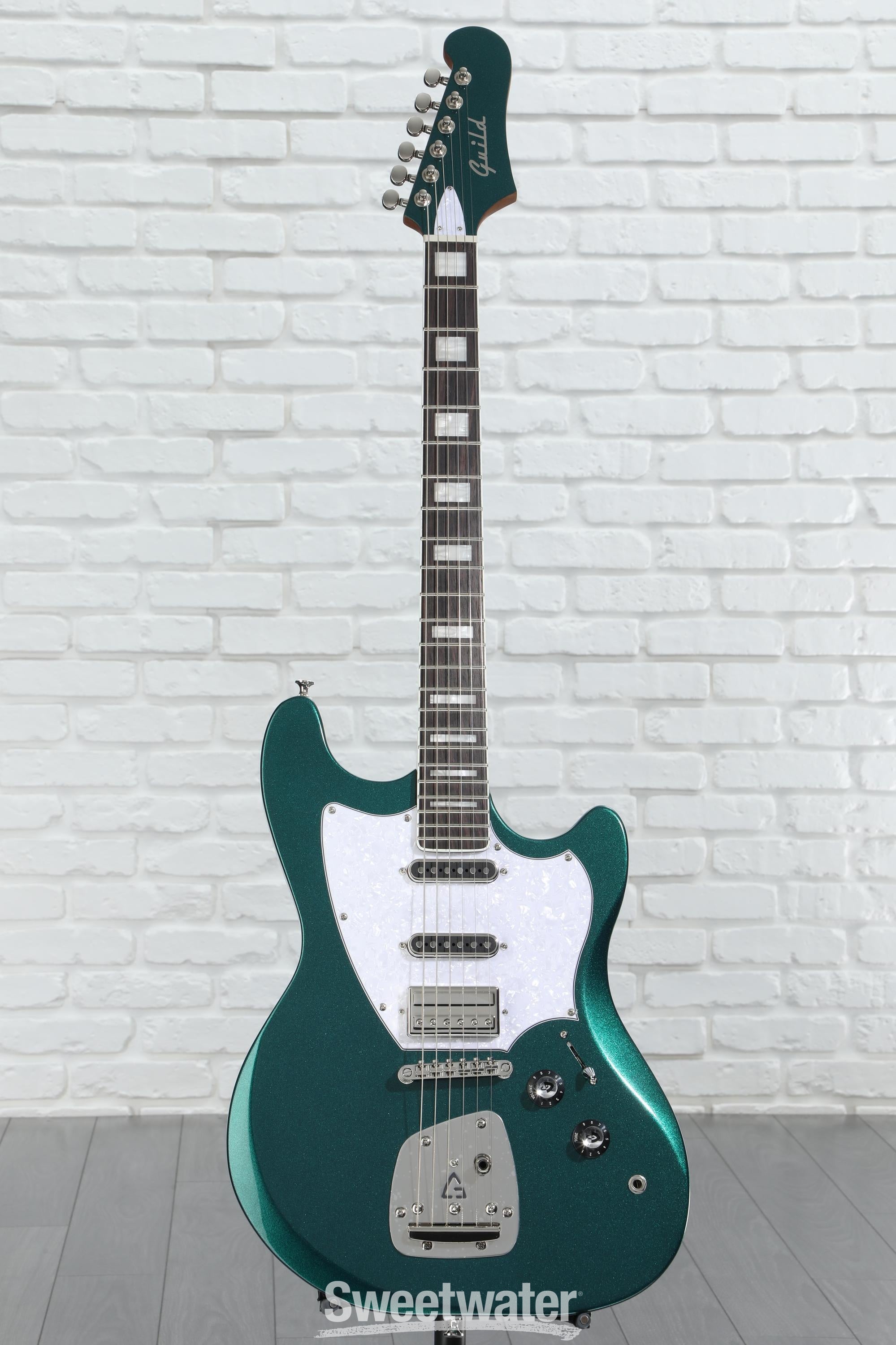 Guild Surfliner Deluxe Electric Guitar - Evergreen Metallic