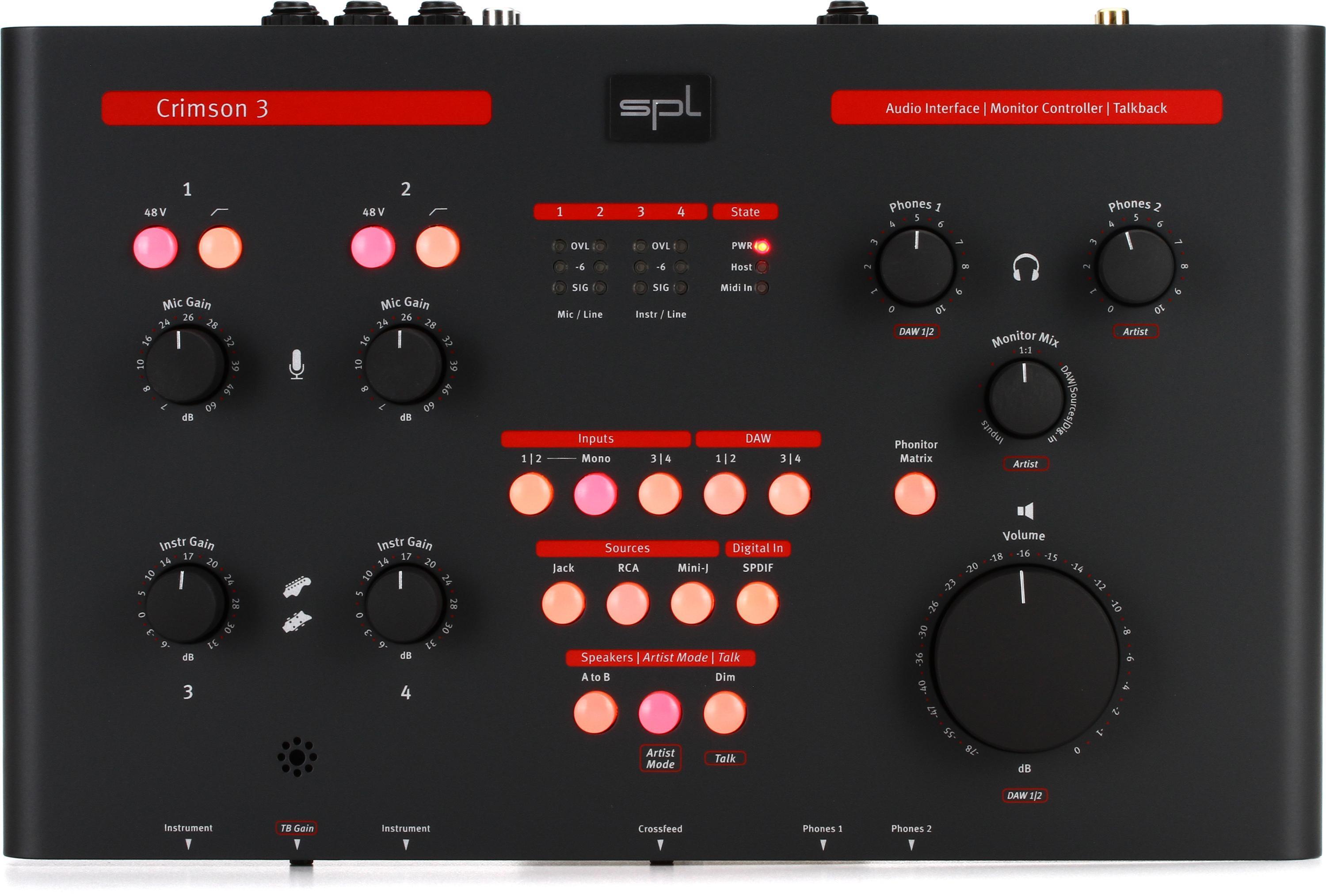 SPL Crimson V3 - USB Interface (Black) | Sweetwater