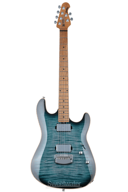 Ernie Ball Music Man Sabre HT Electric Guitar - Yucatan Blue