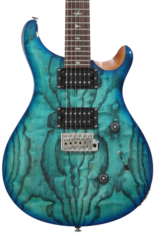 PRS SE Custom 24 Exotic Electric Guitar - Lake Blue | Sweetwater