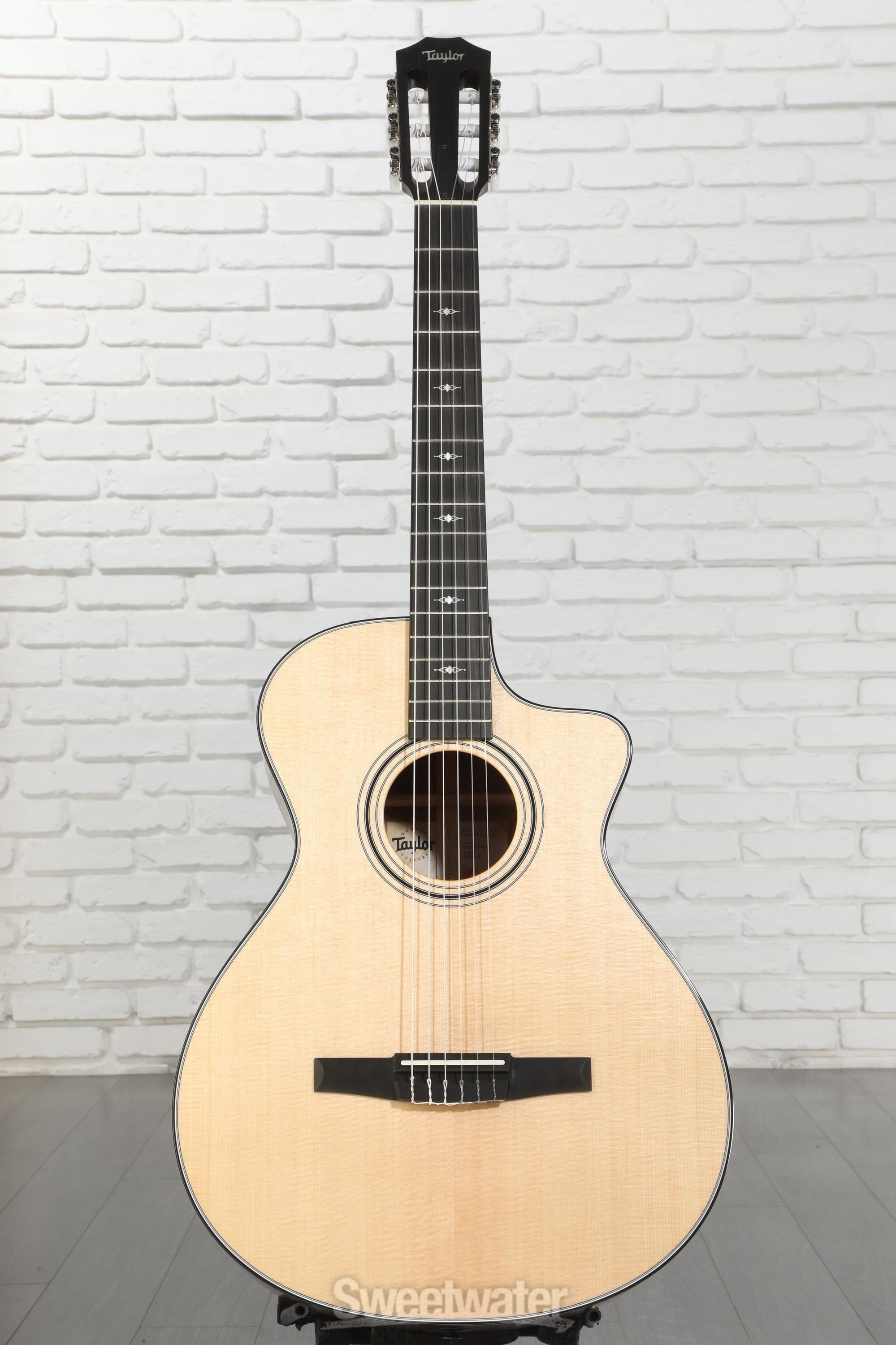 Taylor 312ce-N Nylon Acoustic-electric Guitar - Natural Sitka