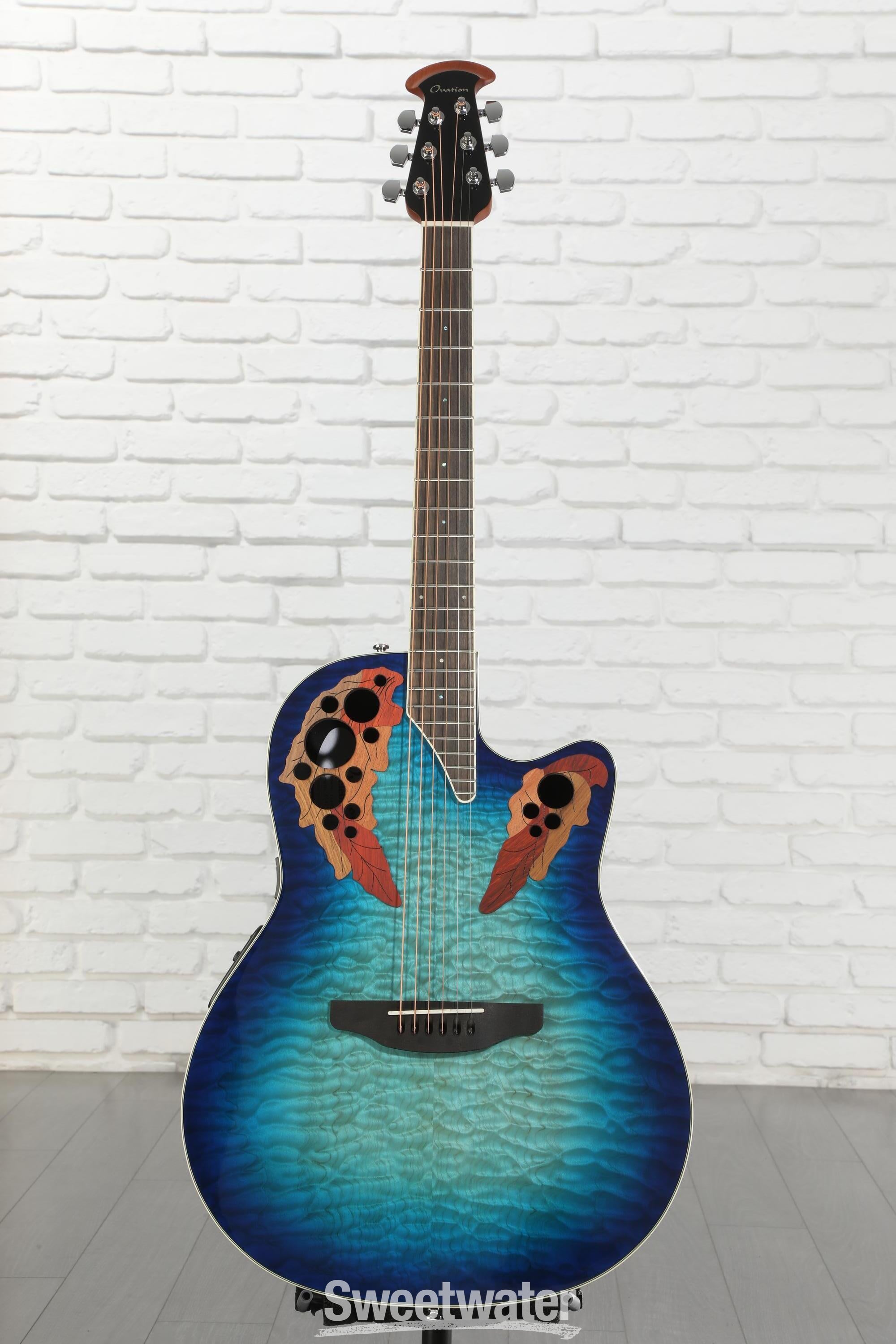 Ovation Celebrity Elite CE48P-RG Super Shallow Acoustic-Electric