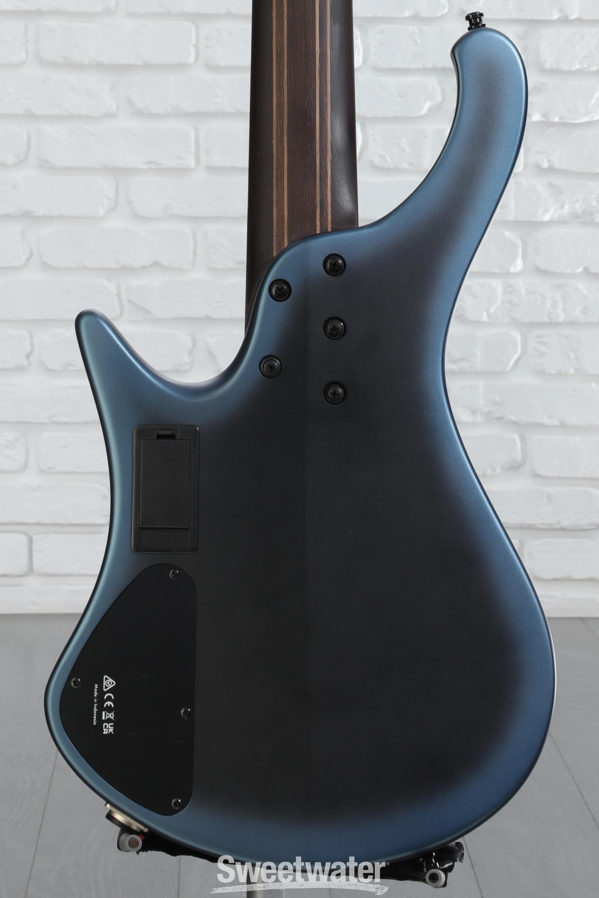 Ibanez Bass Workshop EHB5MSBSP 5-string Multi-scale Bass Guitar - Midnight Arctic Ocean Matte