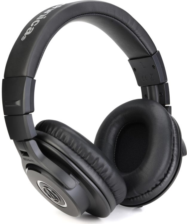 Audio-Technica ATH-M40x Closed-back Studio Monitoring Headphones