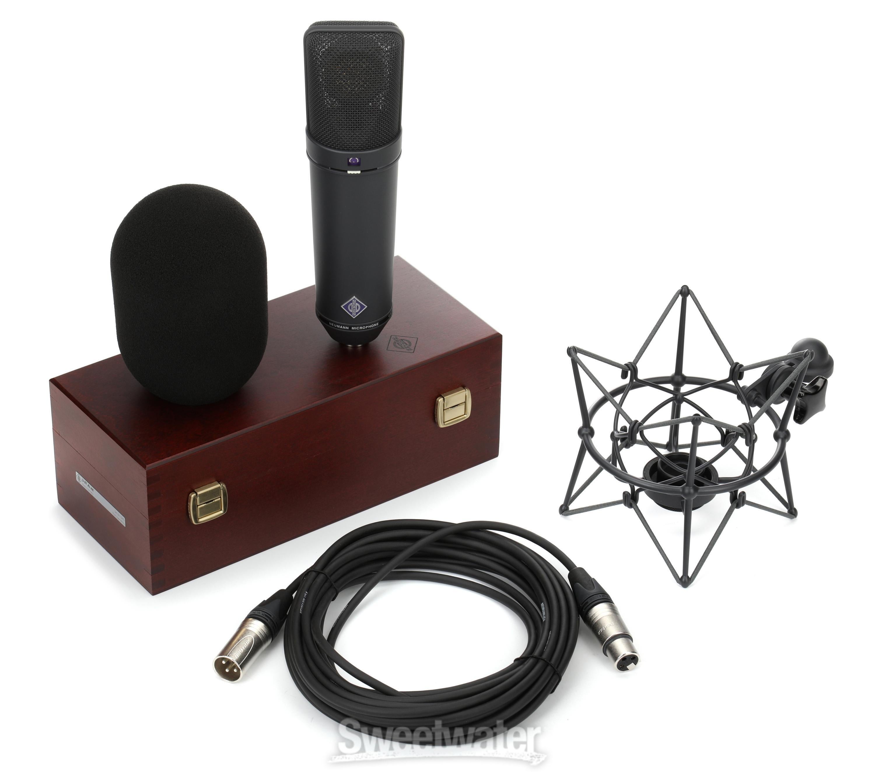 Neumann U 87 Ai Set Large-Diaphragm Condenser Microphone - Matte