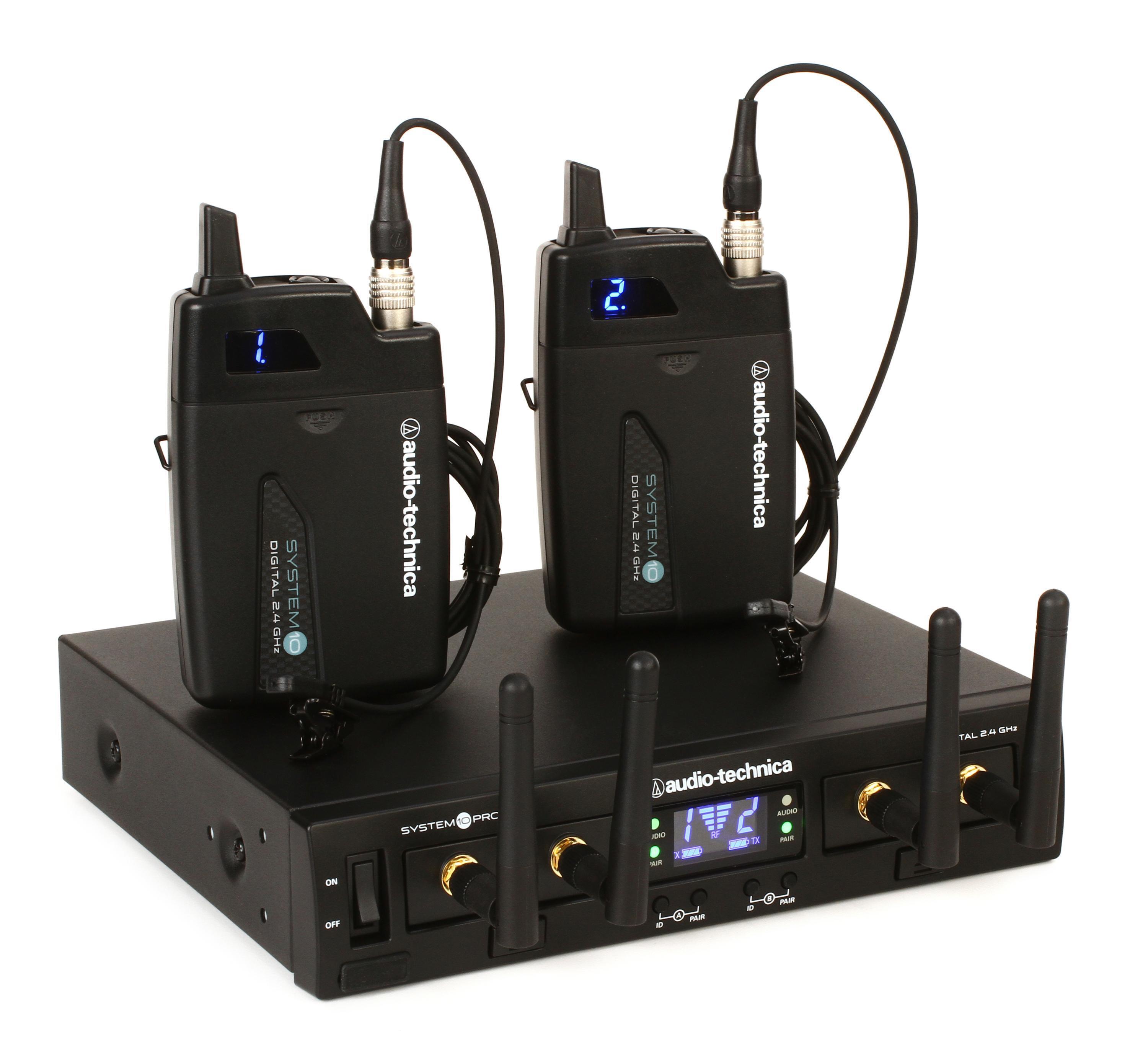 Audio Technica ATW 1311 L Dual Lavalier Wireless System Sweetwater