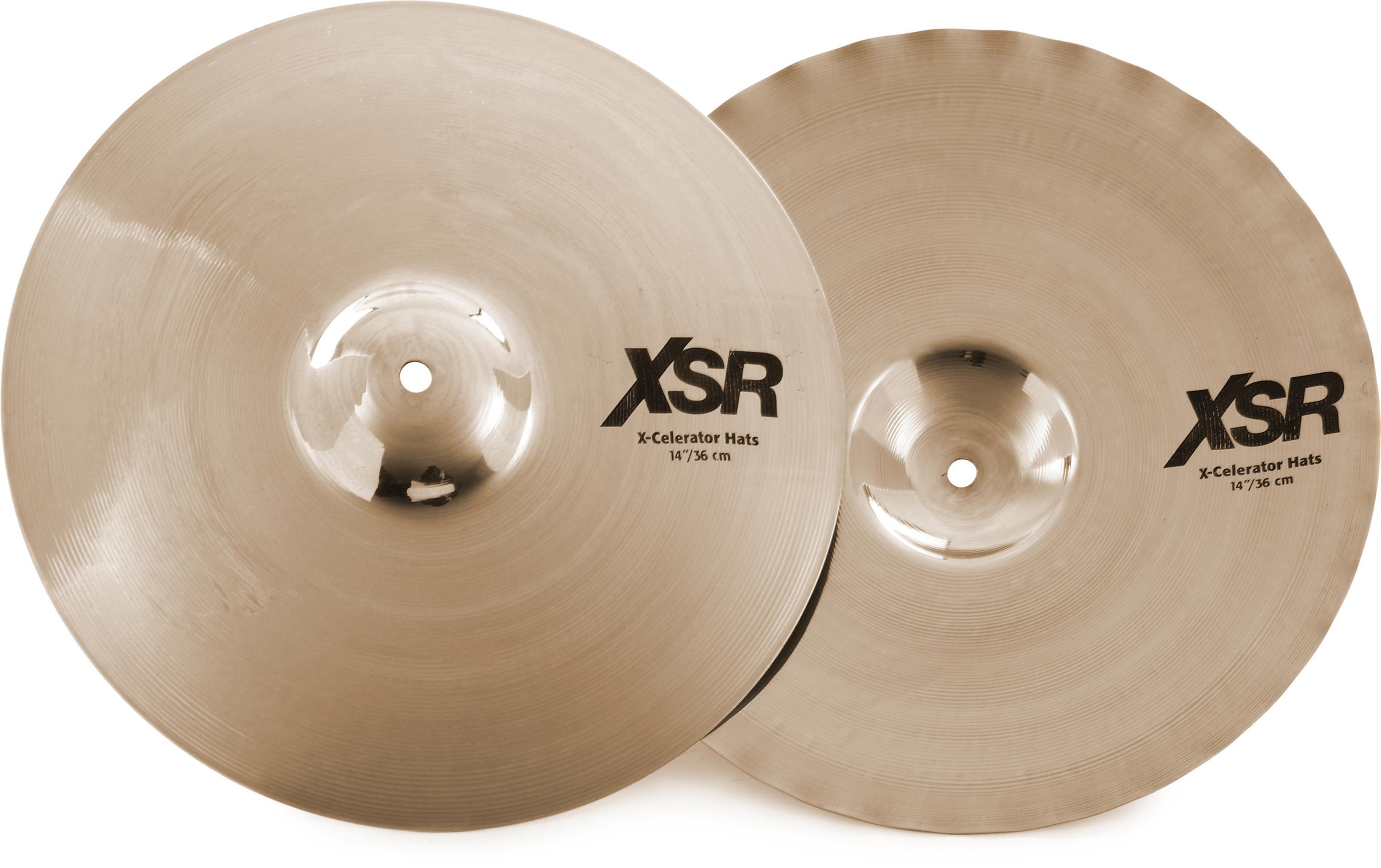 Sabian 14 inch XSR X-Celerator Hi-hat Cymbals | Sweetwater