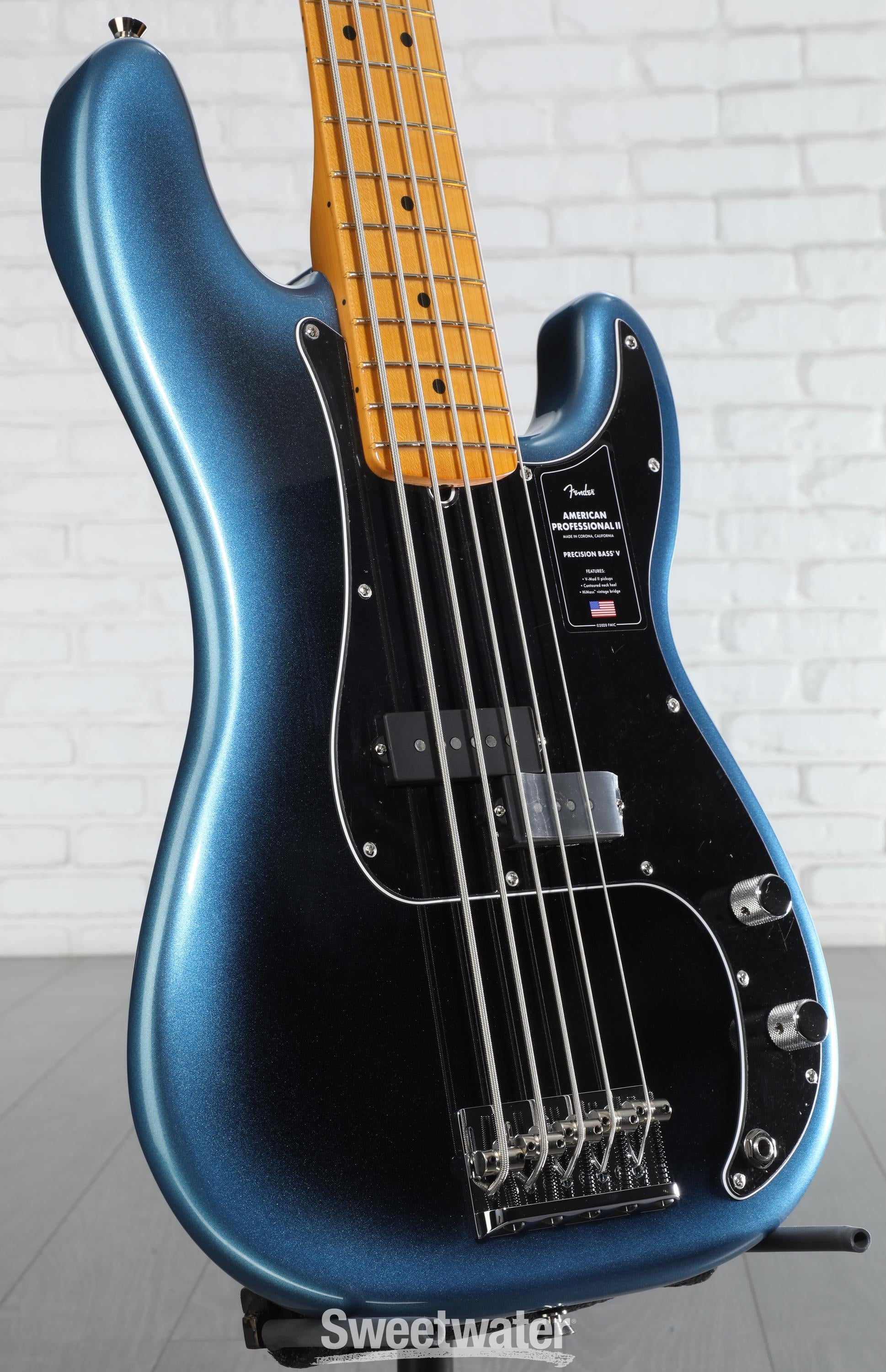 Fender アメプロPrecision Bass V mod Fender American Professional II Precision Bass V - Dark Night