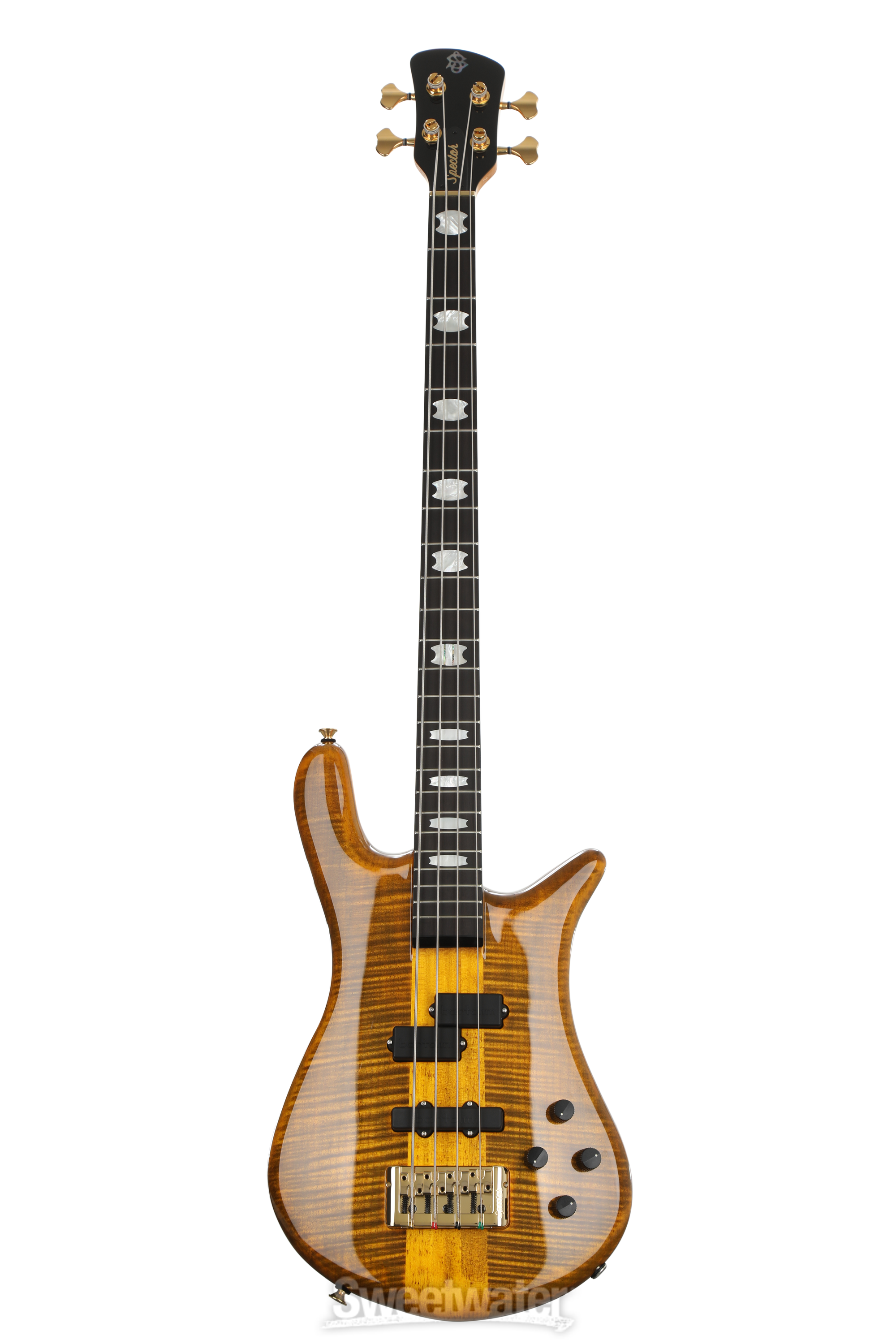 Spector Euro 4 LT Bass Guitar - Tiger Eye Gloss | Sweetwater