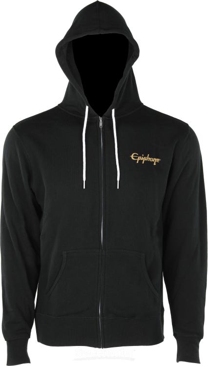 Black Full Zip Hoodie / Black / Small