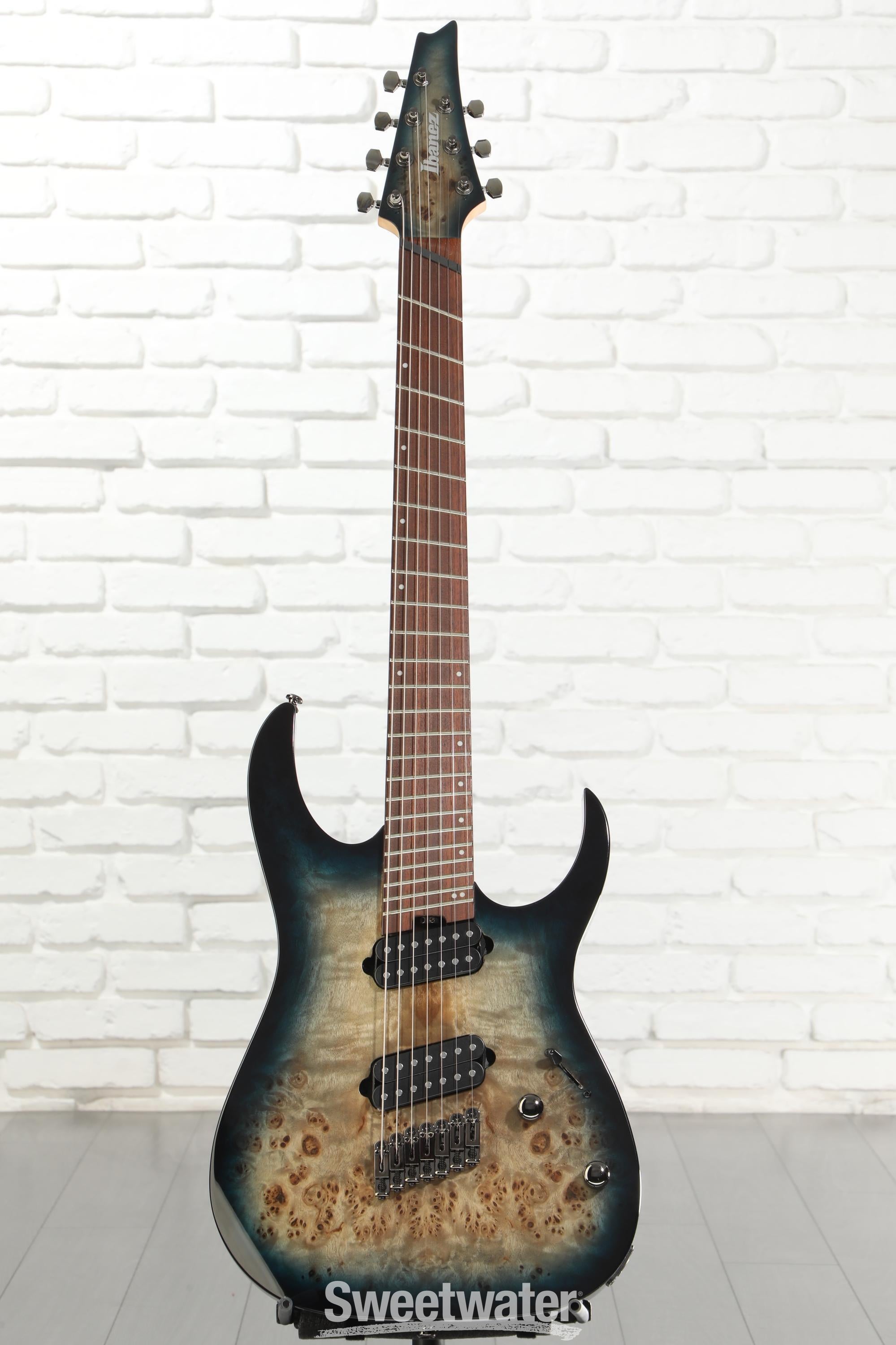 Ibanez RGMS7 7-string Electric Guitar - Cosmic Blue Starburst