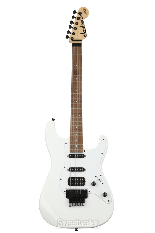Jackson X Series Signature Adrian Smith SDX - Snow White with Jackson X Series Signature Adrian Smith SDX - Snow White with