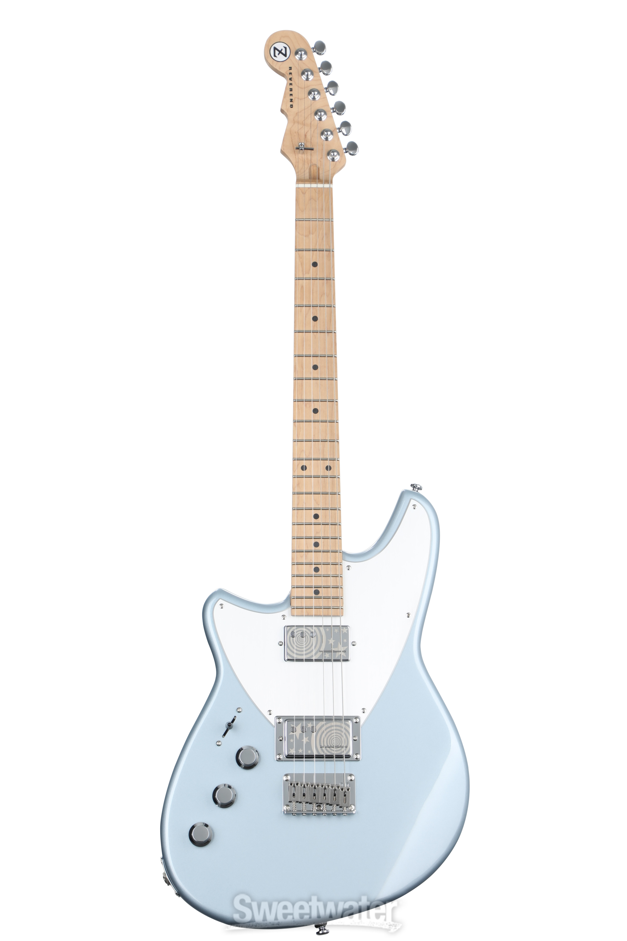 Reverend Billy Corgan Z-One Left-handed Electric Guitar - Silver