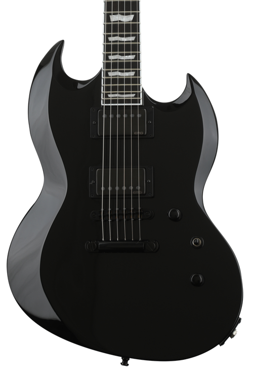 ESP E-II Viper Electric Guitar - Black | Sweetwater