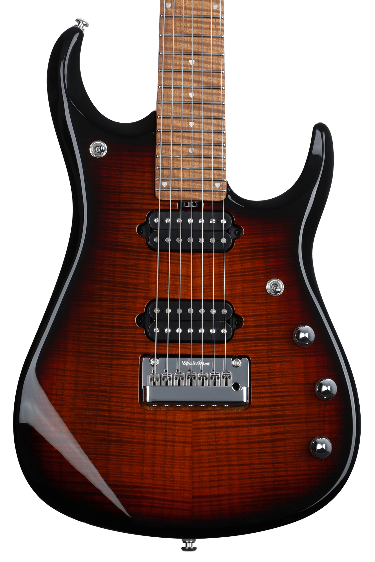 Ernie Ball Music Man JP15 7 7-string Electric Guitar - Tiger Eye