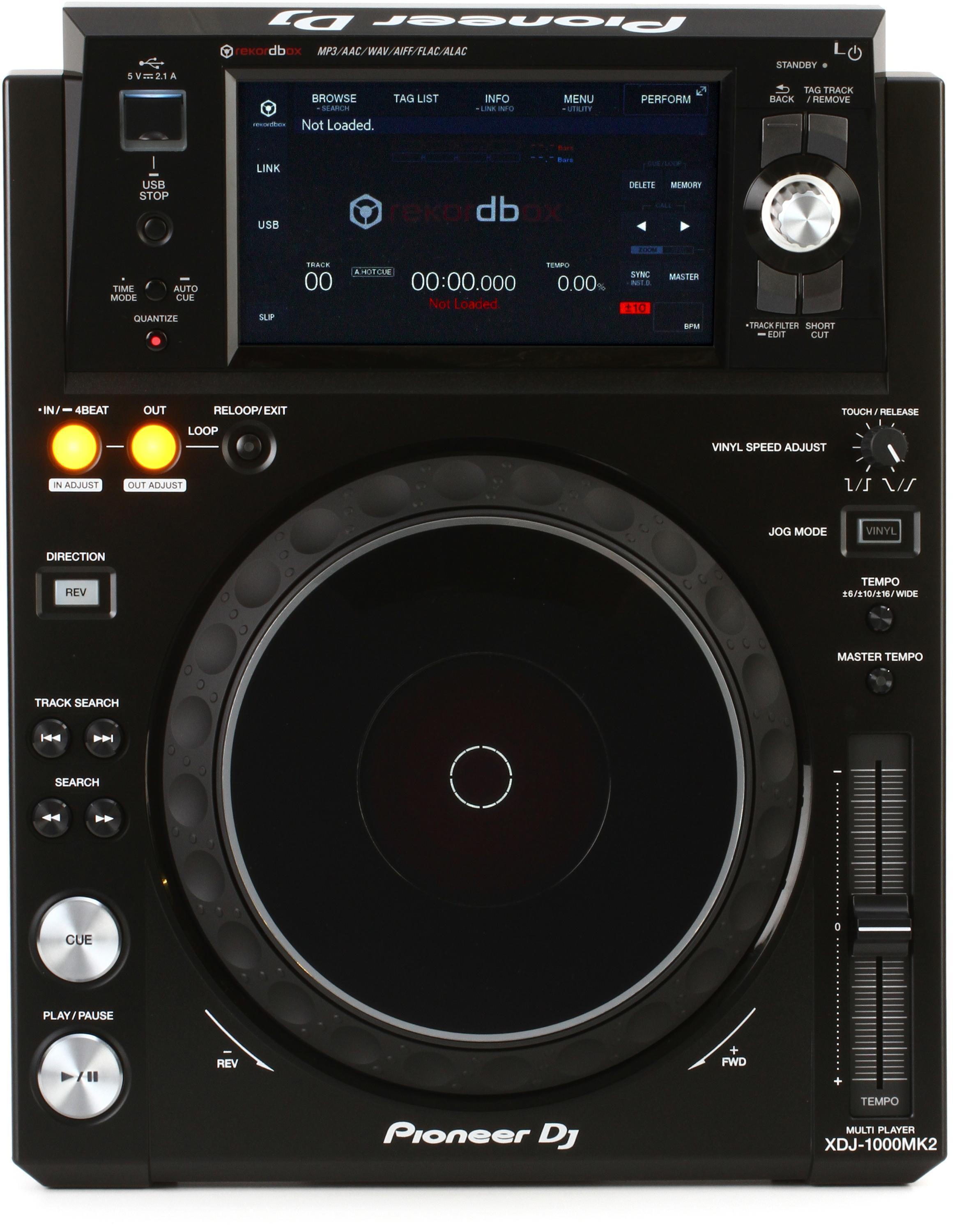 Pioneer DJ XDJ-1000MK2 Digital Performance DJ Media Player with 