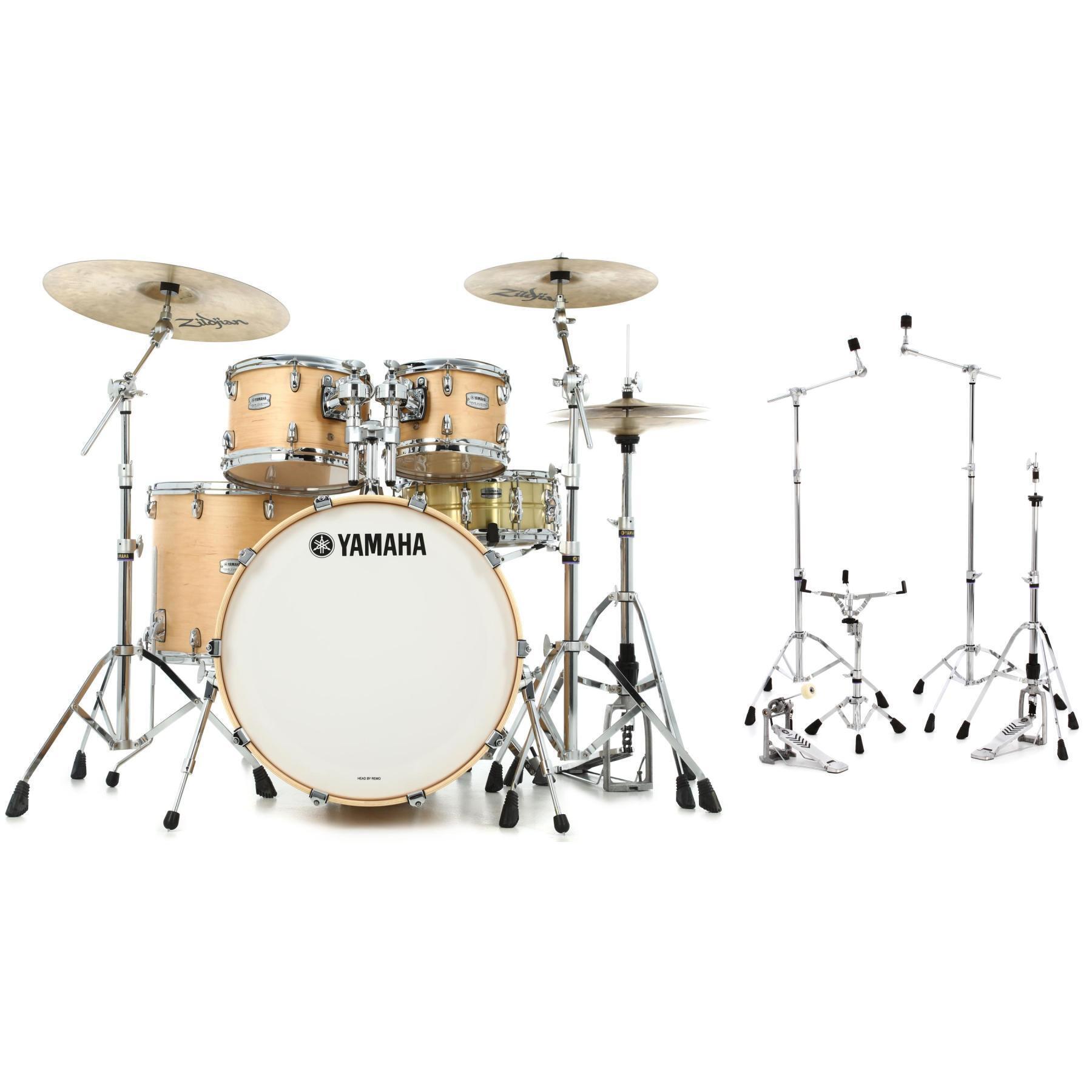 Yamaha TMP2F4 Tour Custom 4-piece Shell Pack with HS-780 Hardware Pack -  Butterscotch Satin