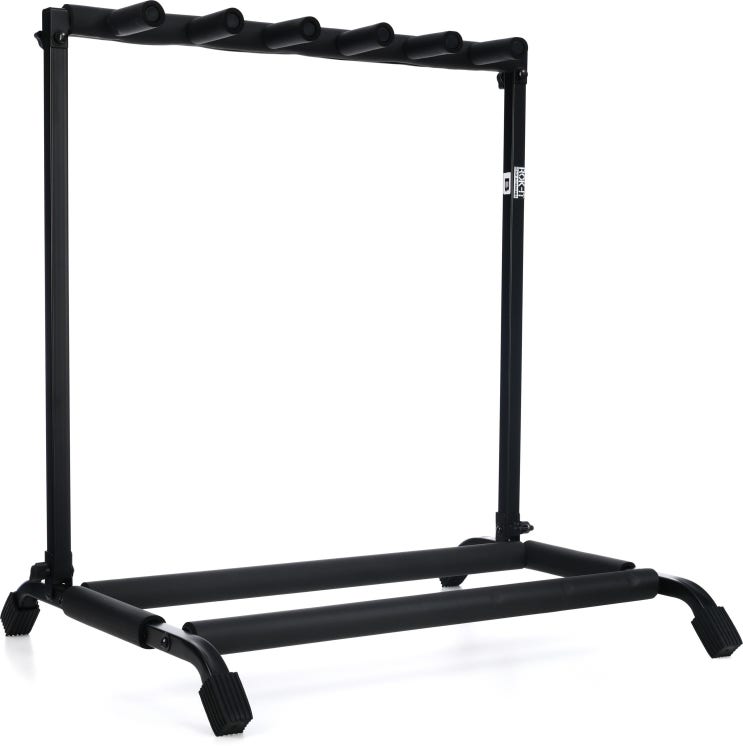 Rok-It RI-GTR-RACK5 Collapsible Folding Guitar Rack for 5 Acoustic or Electric Guitars