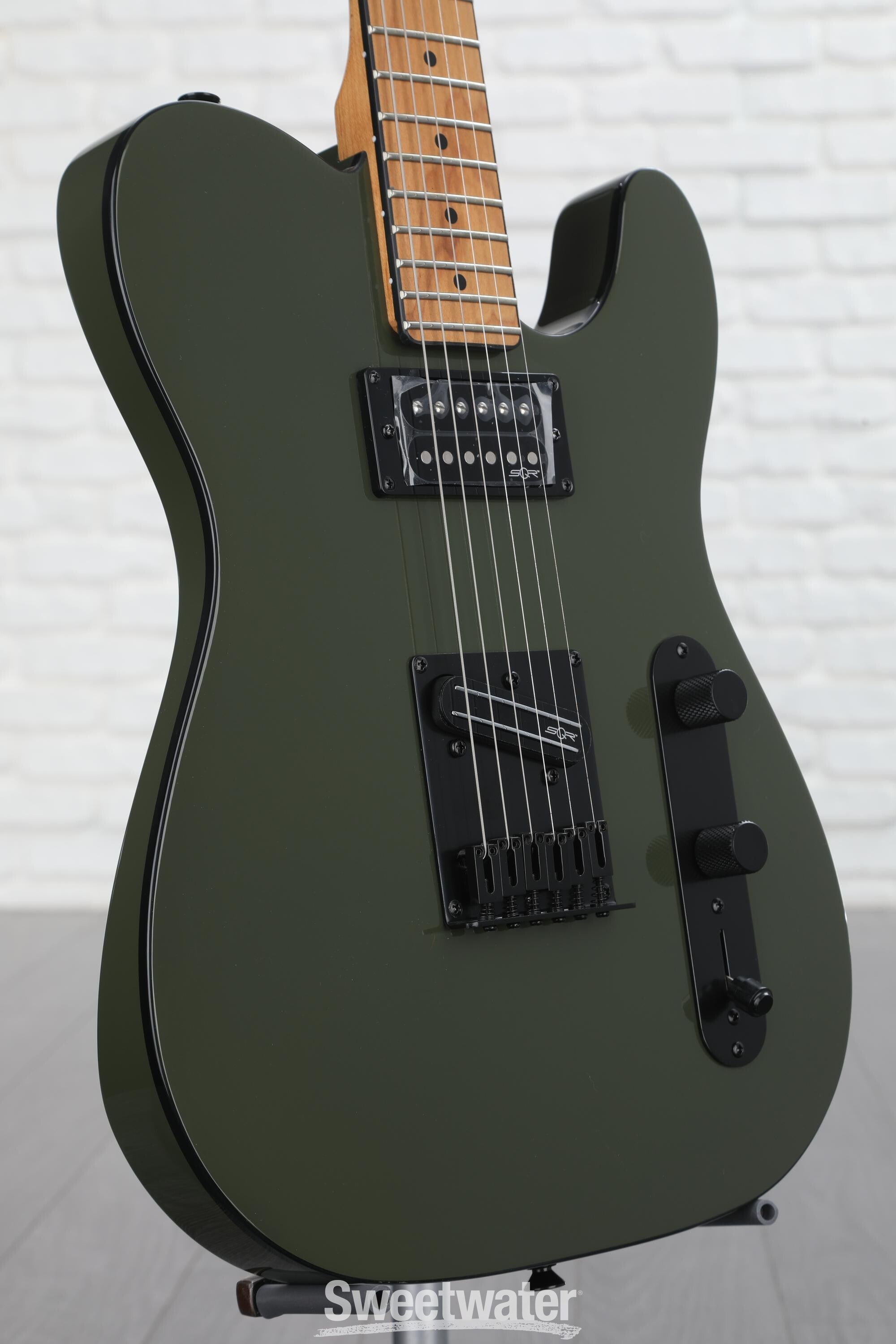 Squier Contemporary Telecaster RH - Olive, Sweetwater Exclusive