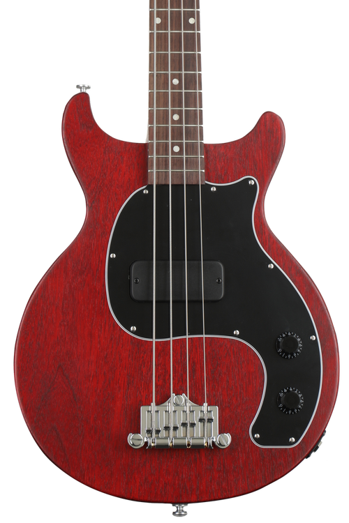 Gibson Les Paul Junior Tribute Doublecut Bass - Worn Cherry Gibson Les Paul Junior Tribute Doublecut Bass - Worn Cherry