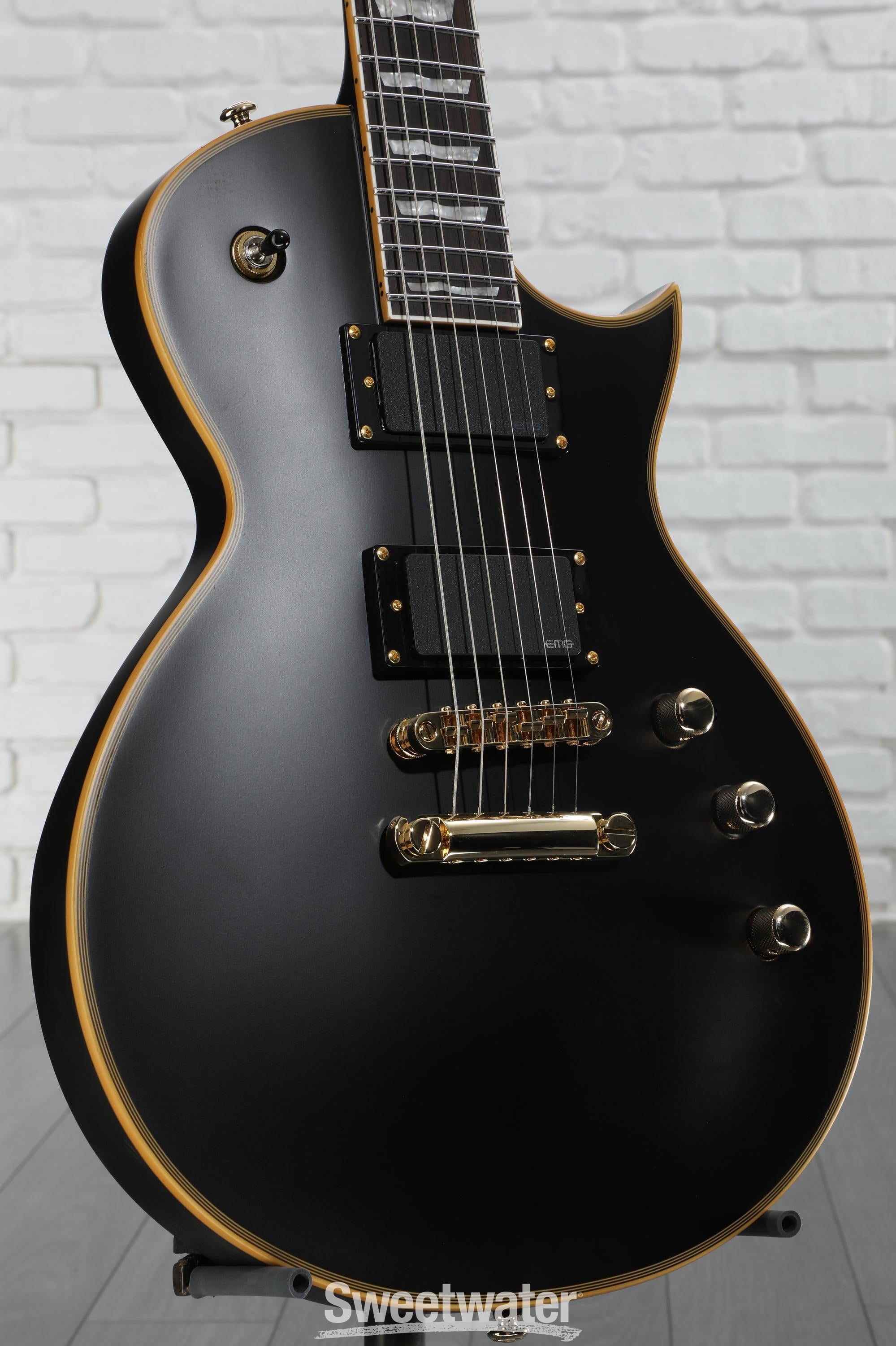 ESP LTD EC-1000 Electric Guitar - Vintage Black | Sweetwater