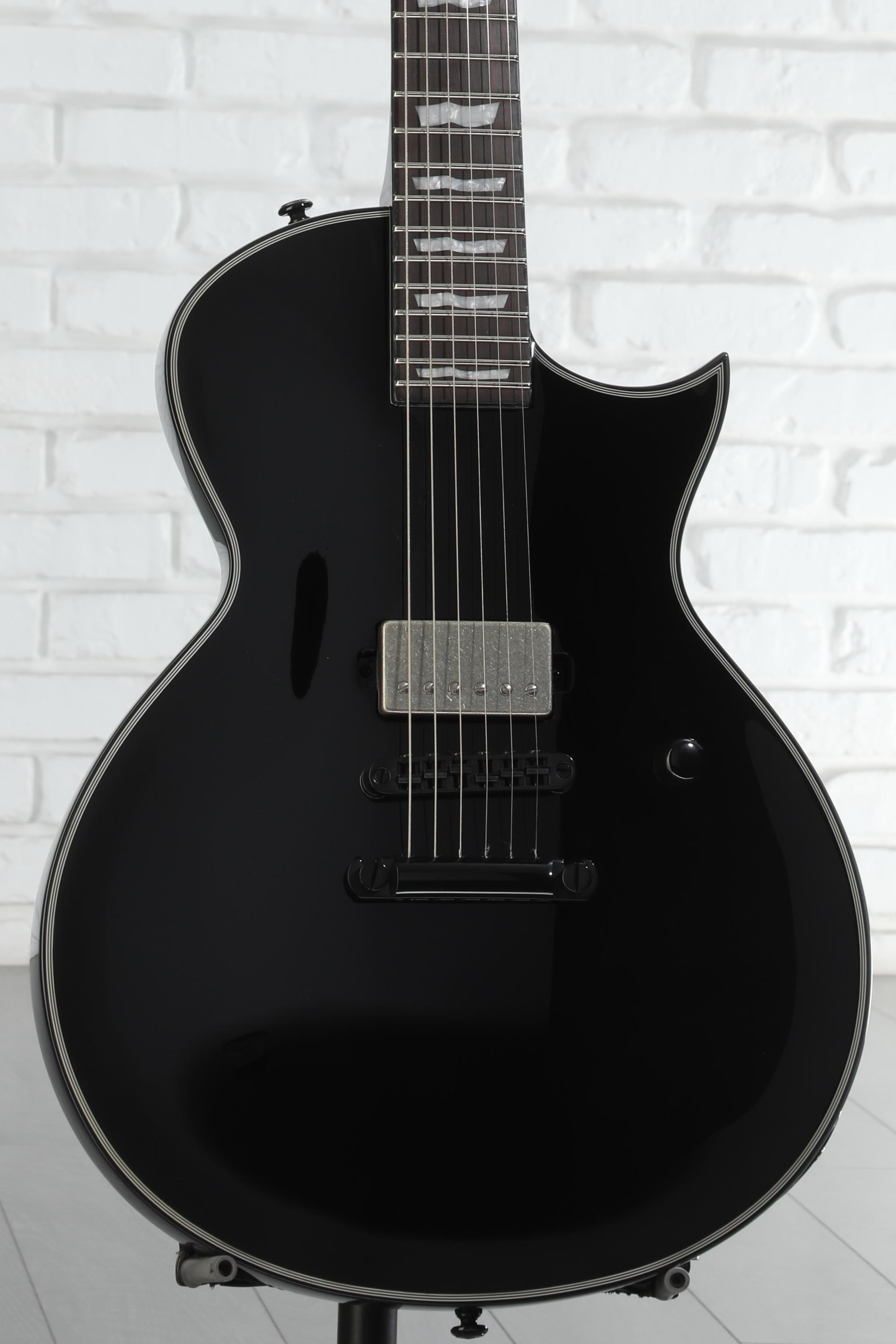 新品未使用ELECTRIC EG-V SPECKL BLACK グレーゴールド ESP LTD EC-201 Electric Guitar - Black Satin | Sweetwater