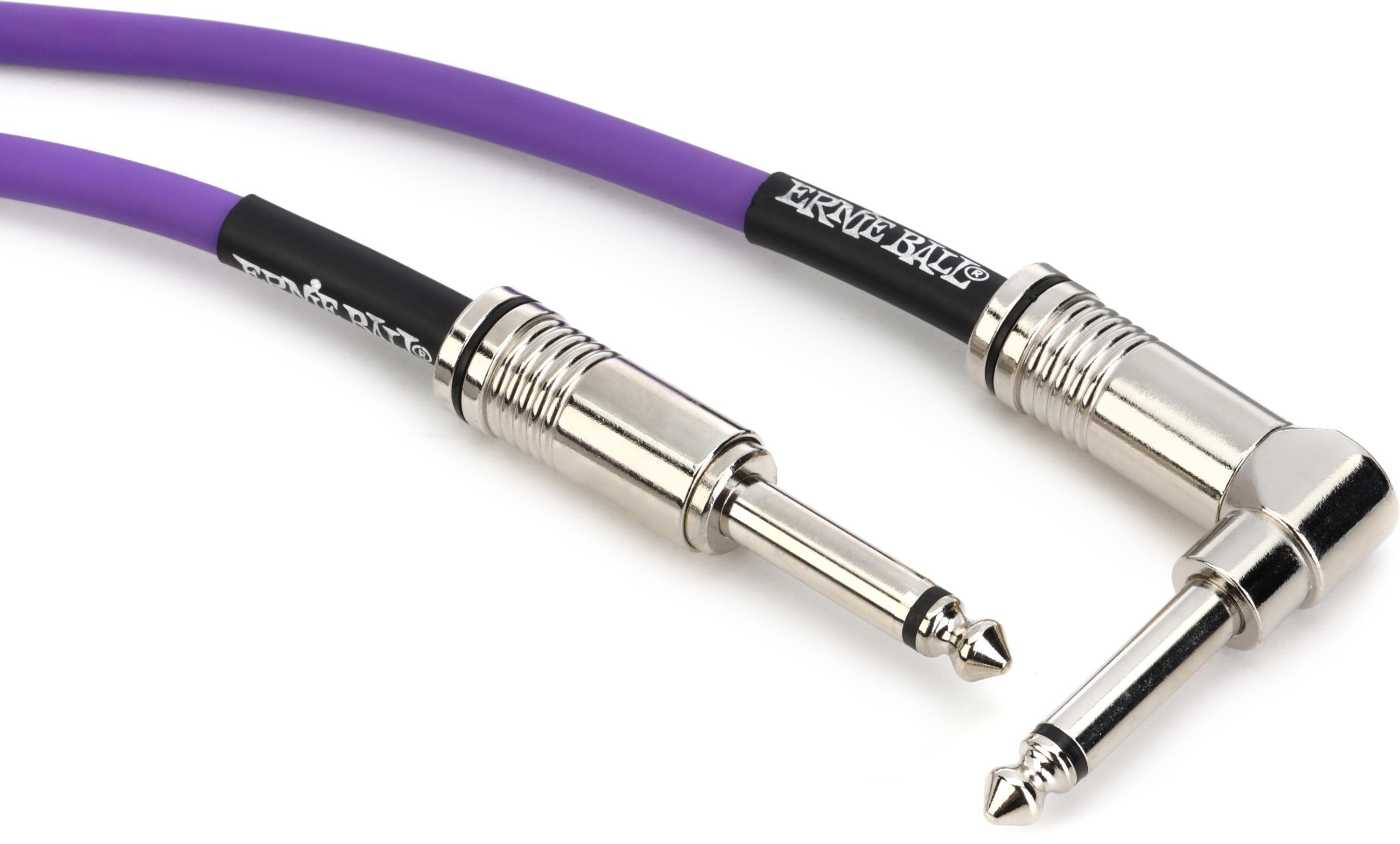 Photo of Ernie Ball Flex Instrument Cable - Purple, 20 feet