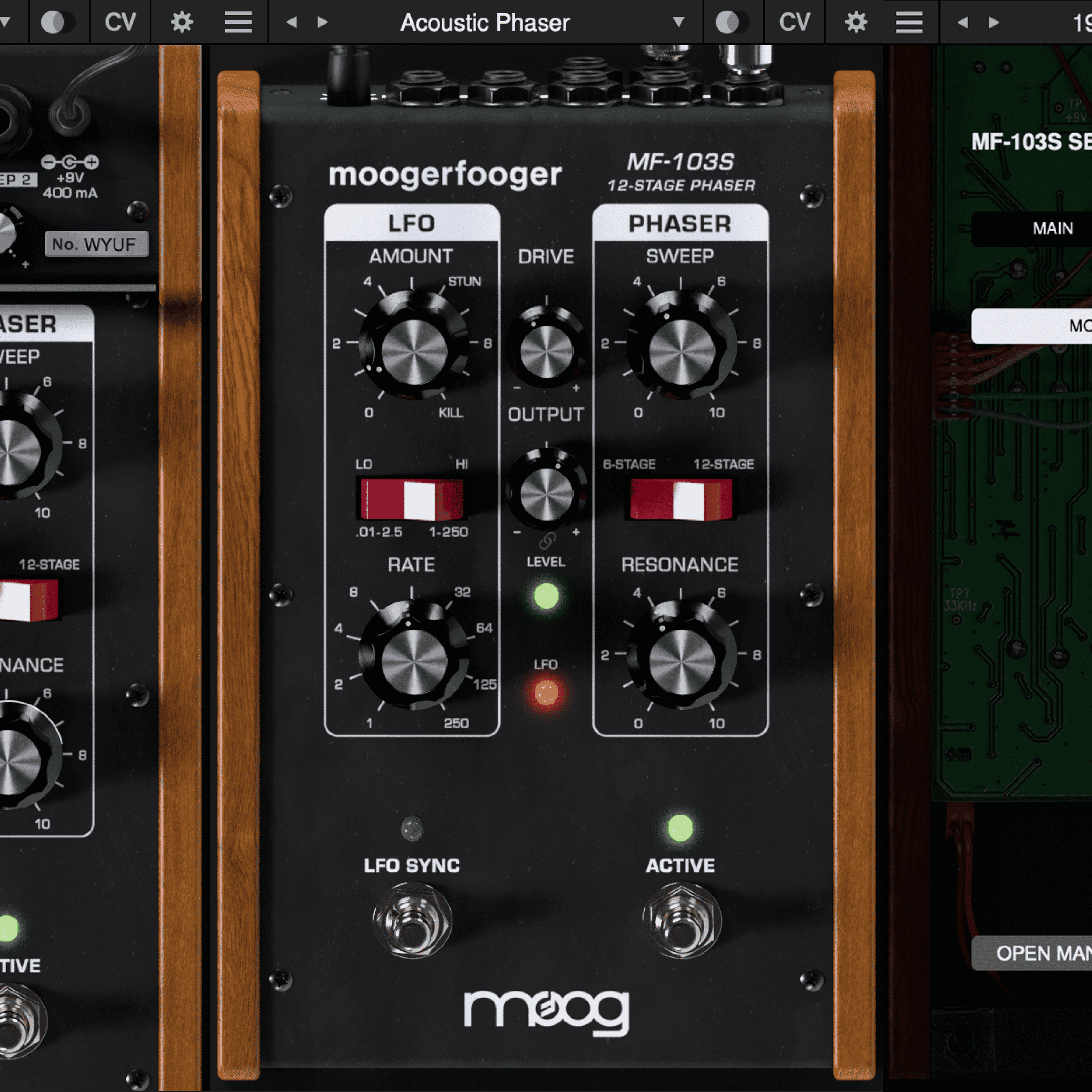 Moog MF-103S 12-stage Phaser Plug-in | Sweetwater