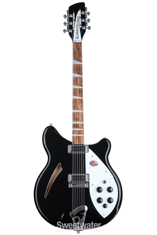 Rickenbacker 360/12 12-string Electric Guitar - Jetglo | Sweetwater