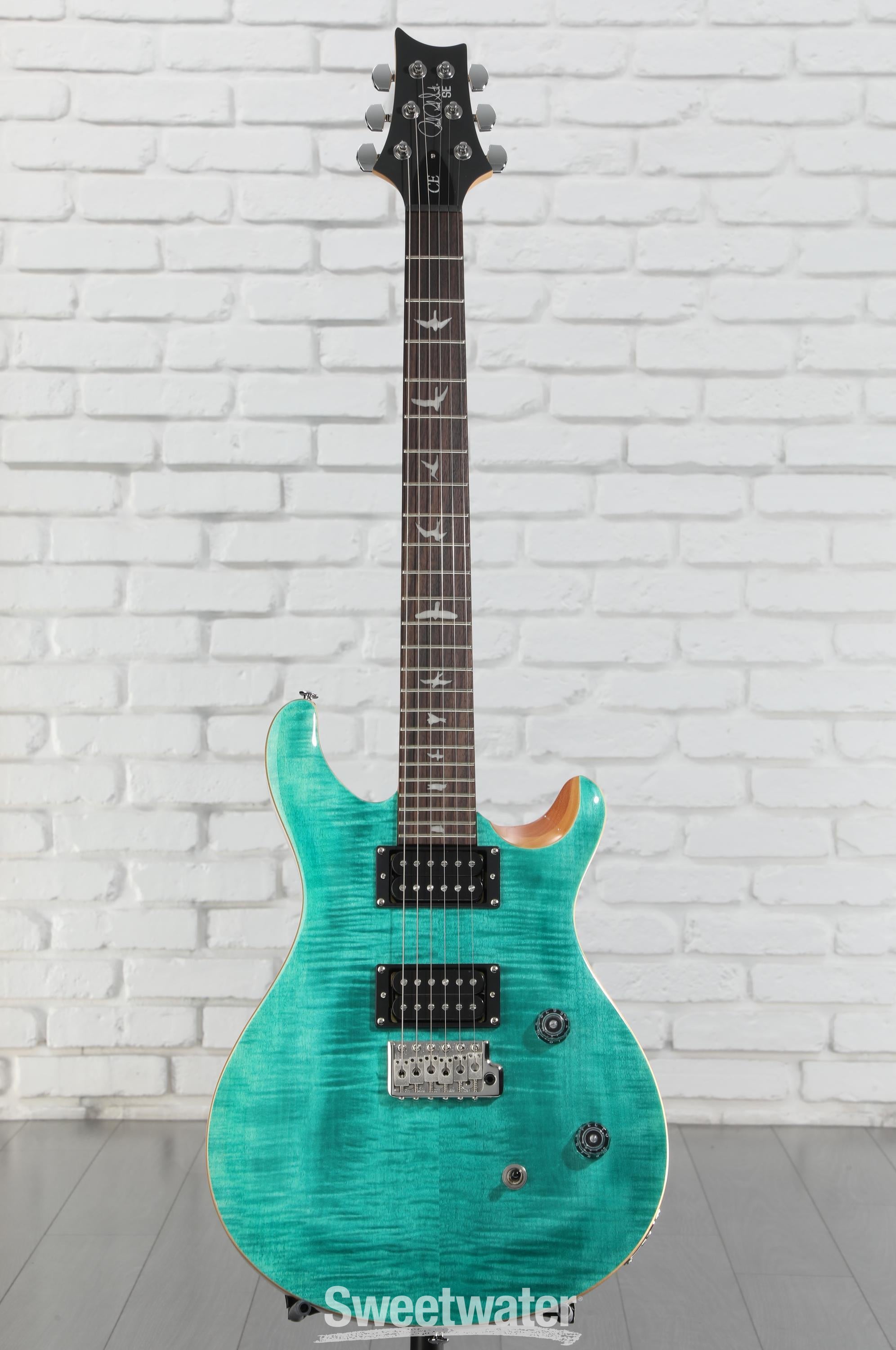PRS SE CE 24 Standard Electric Guitar - Turquoise | Sweetwater
