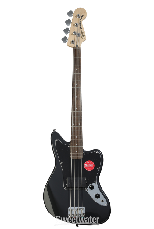 Squier Affinity Series Jaguar Charcoal Frost Metallic with Indian Laurel Fingerboard
