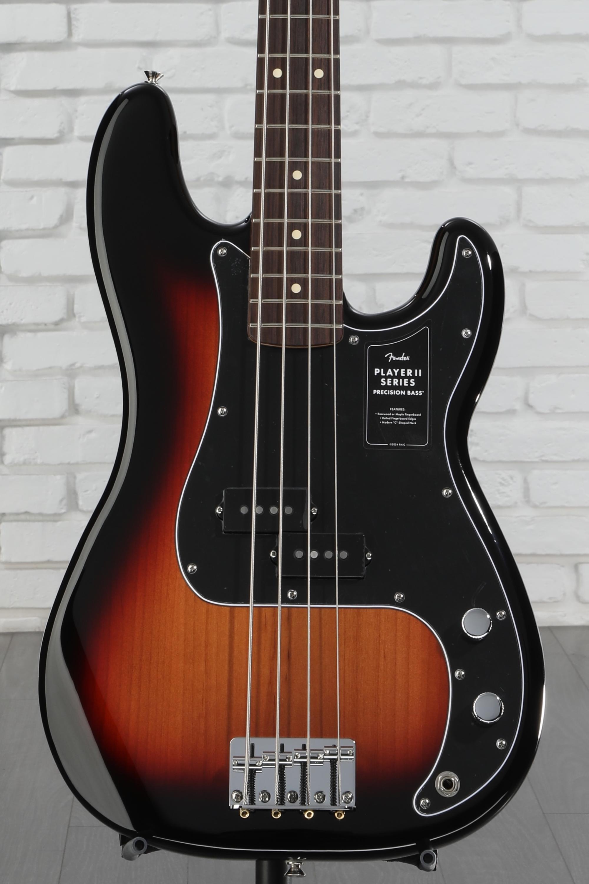 本日限定価格Fender Player Ⅱ Precision Bass BLK Fender Player II Precision Bass Black - Guitar Guys