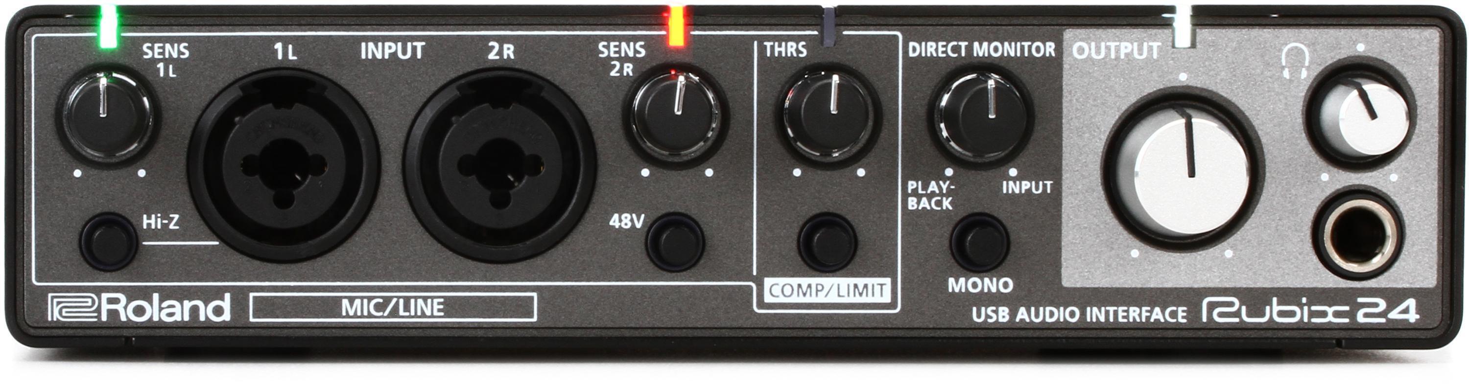 Roland Rubix 24 USB Audio Interface | Sweetwater