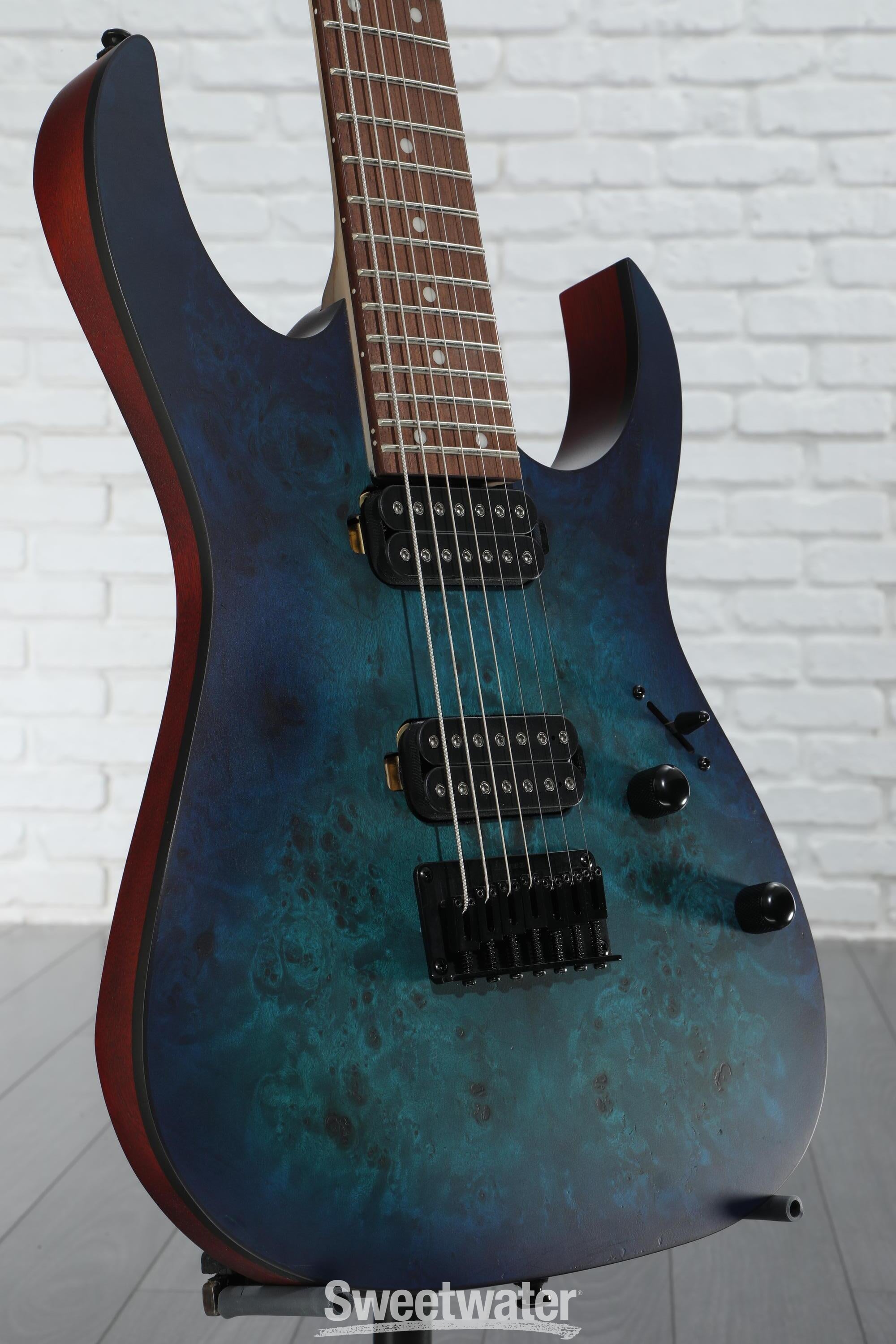 Ibanez RG7421PB Electric Guitar - Sapphire Blue Flat