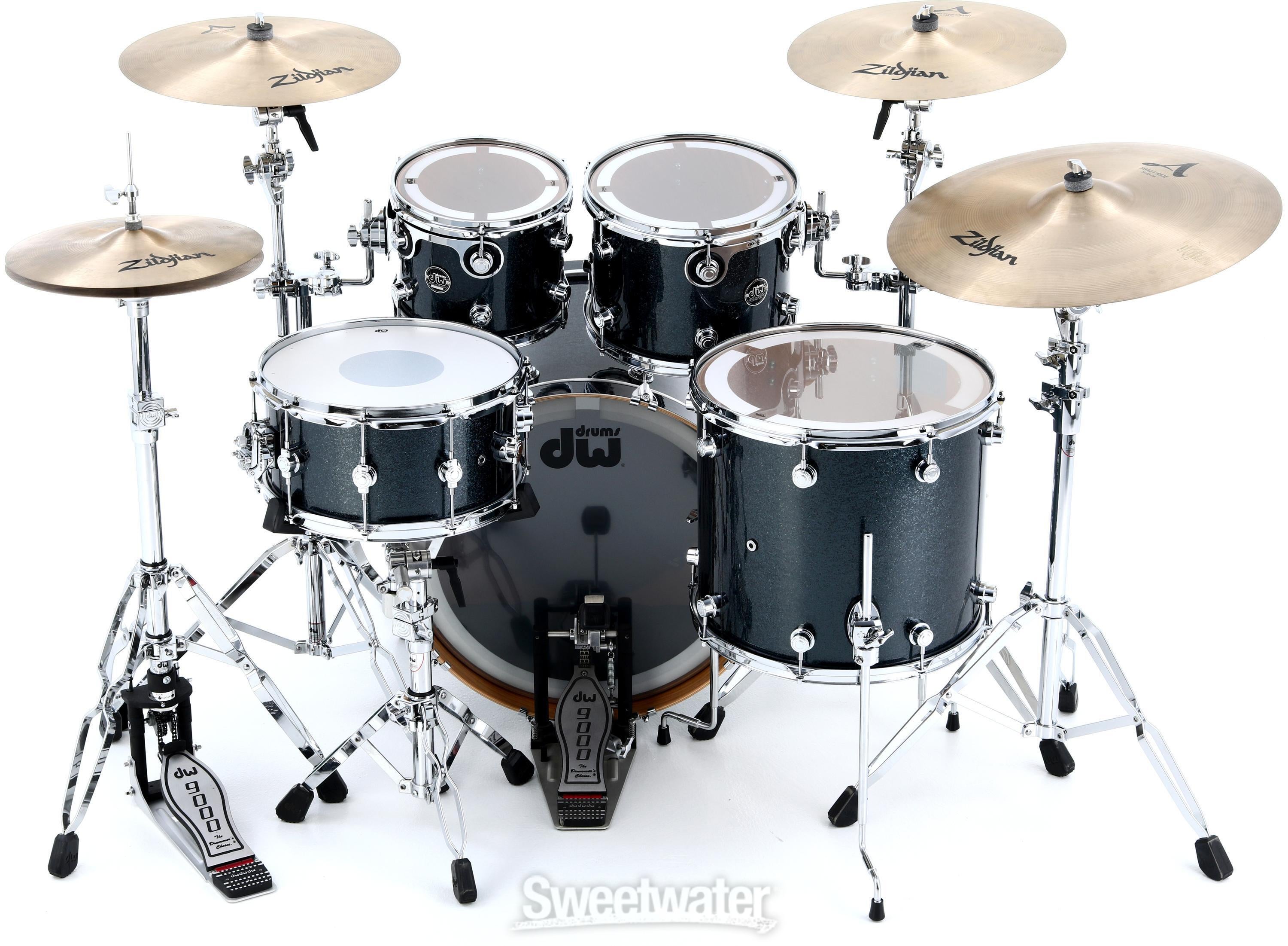 DW Limited-edition Performance Series 4-piece Shell Pack - Black 