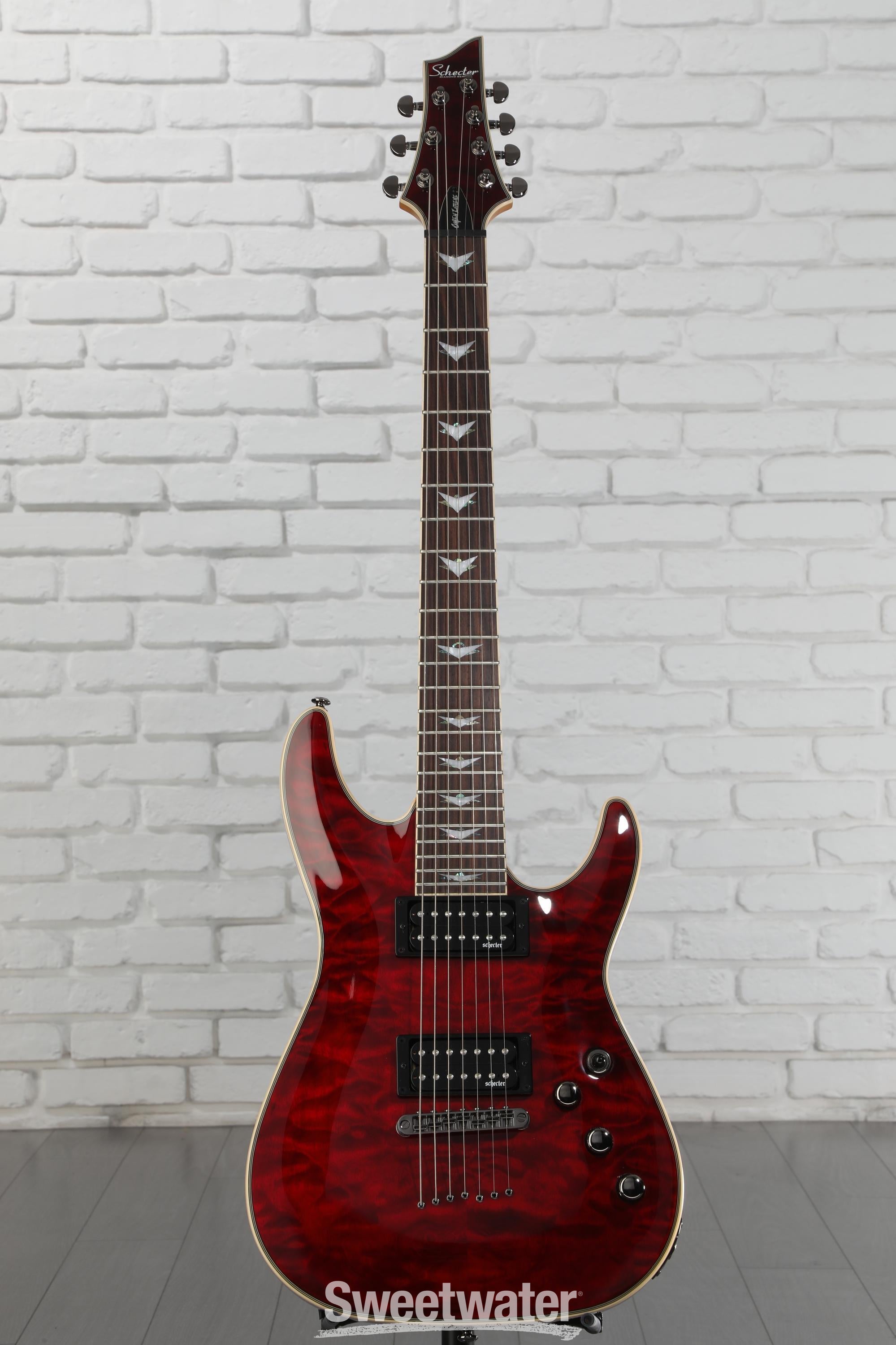 SCHECTER (シェクター) OMEN EXTREME-7 7弦ギター Amazon.com: Schecter Omen Extreme-7 Electric Guitar - Black