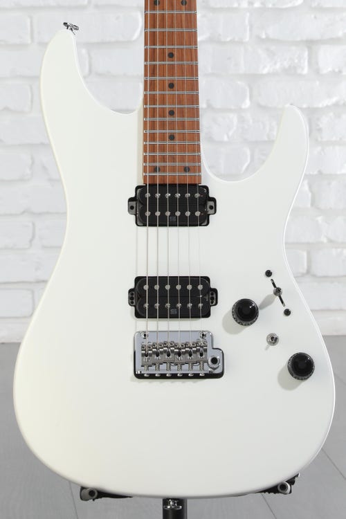 Ibanez Prestige AZ2402 Electric Guitar - Pearl White Flat
