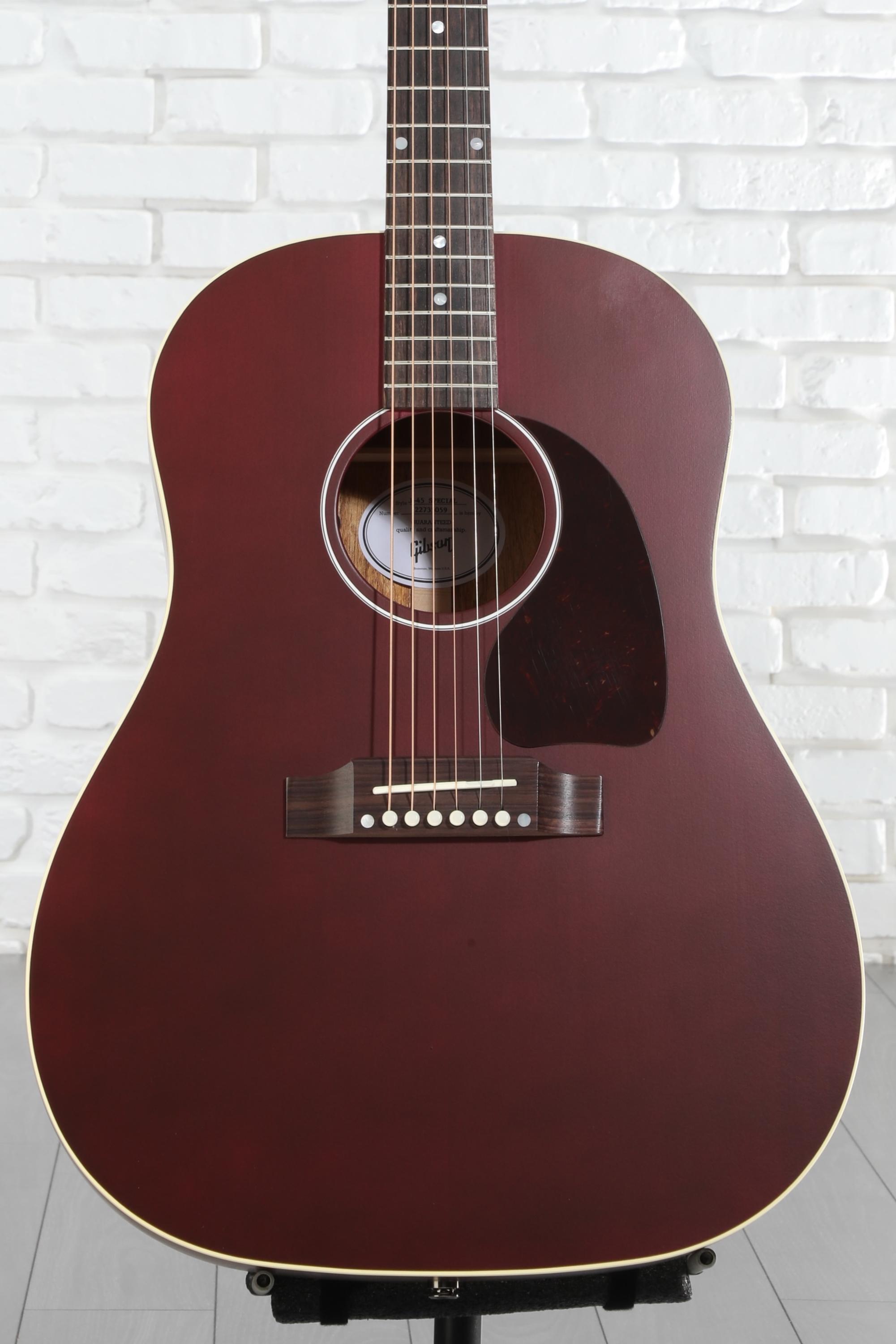 Gibson Acoustic J-45 Special Acoustic-electric Guitar - Wine Red