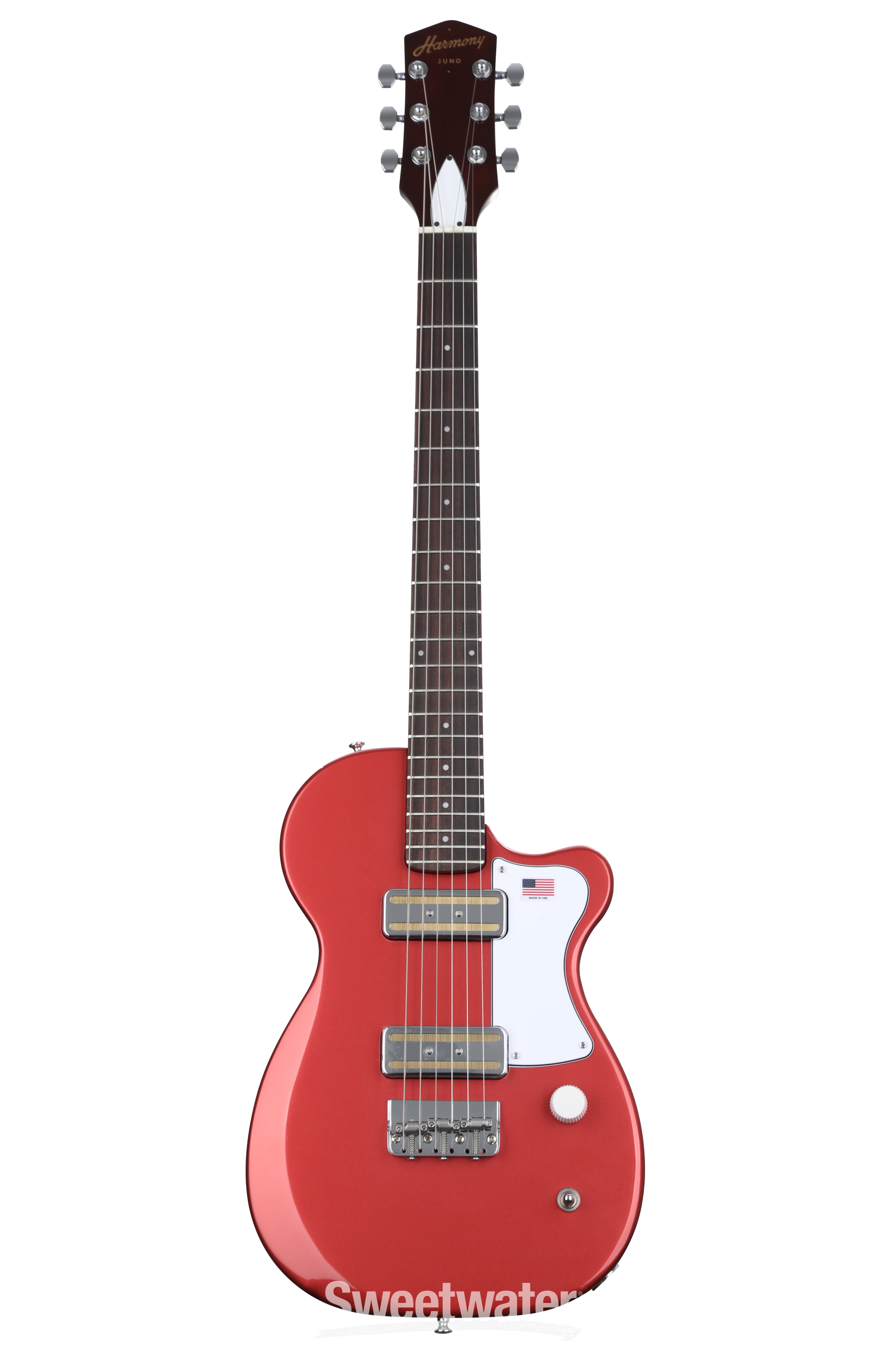 Harmony Juno Electric Guitar - Rose with Rosewood Fingerboard