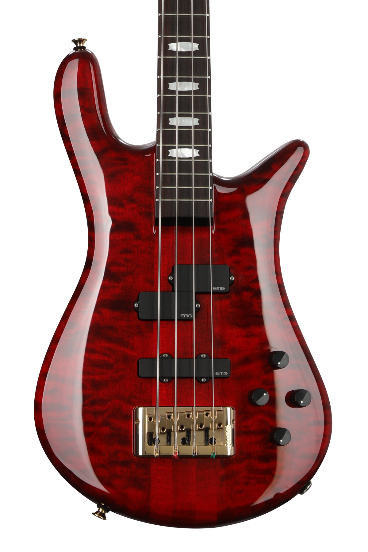 Spector Euro 4 LX Bass Guitar - Black Cherry Gloss