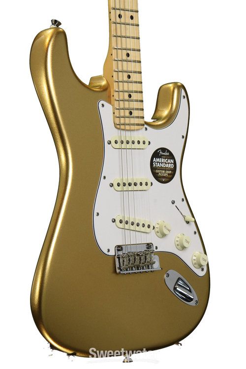 Fender Limited Edition American Standard Stratocaster - Mystic Aztec Gold,  Maple