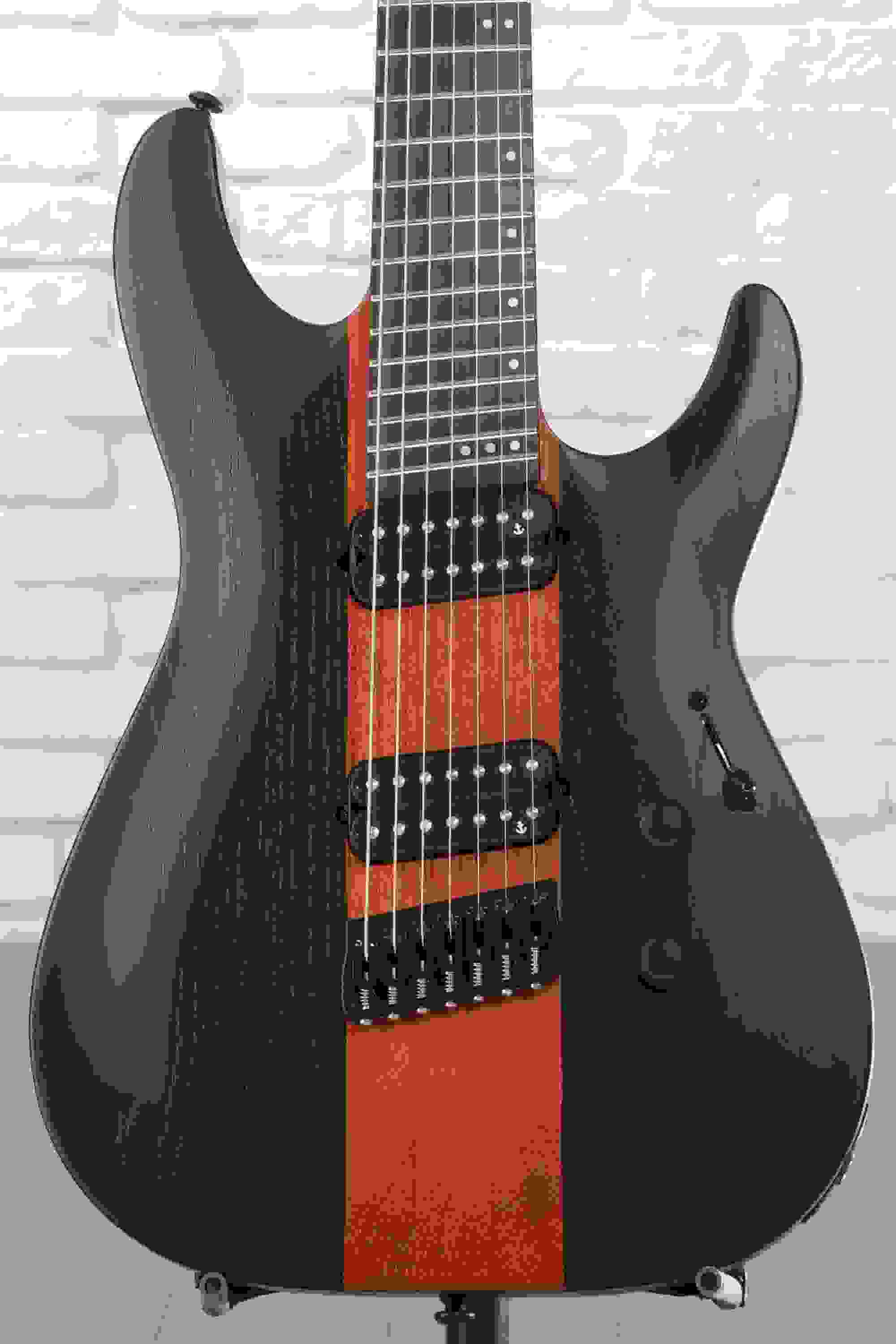 Schecter C-7 Multi-scale Rob Scallon 7-string Electric Guitar - Satin Dark Roast