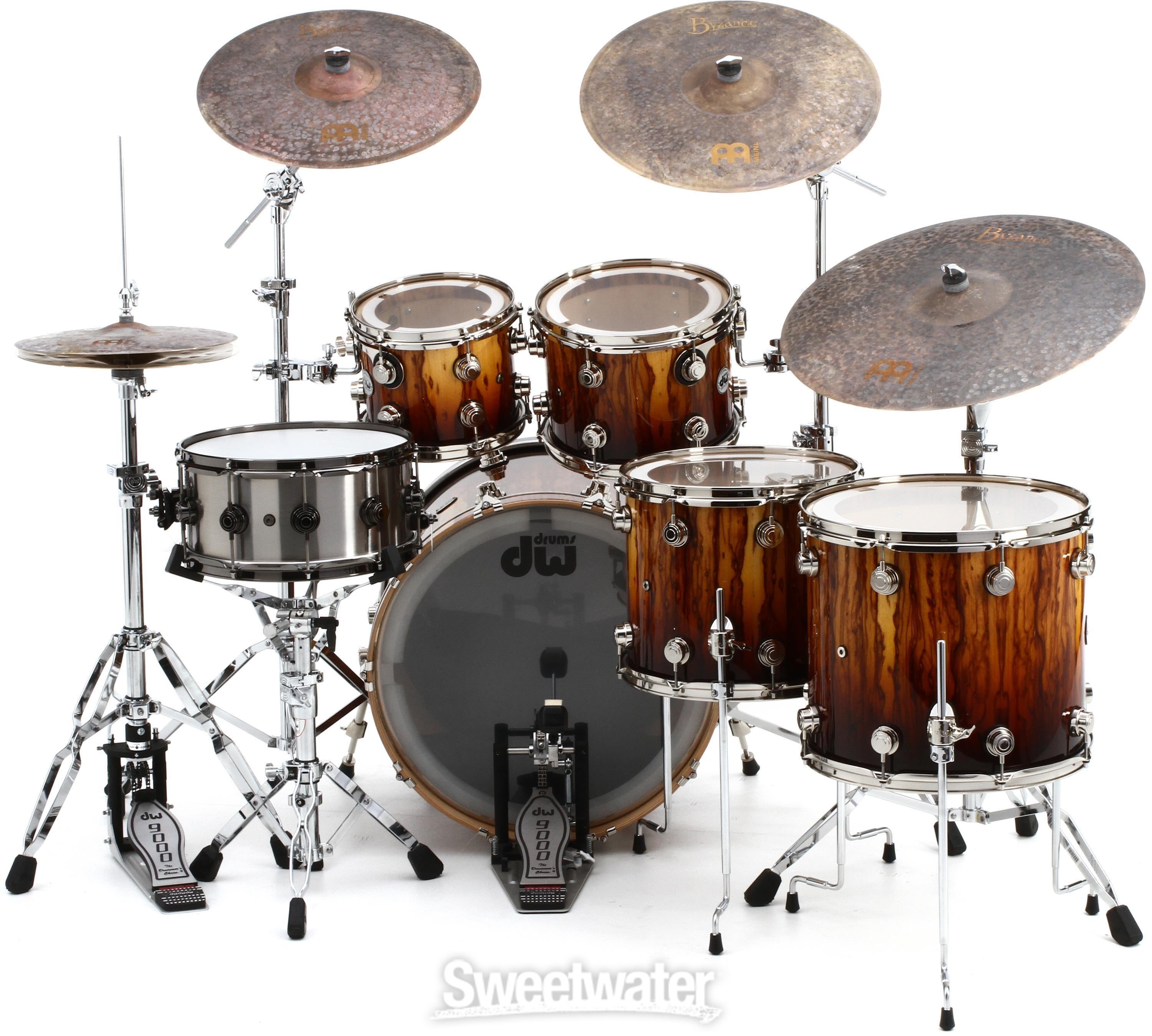 【NY⑤】DWEフルセット DW DWe 5-piece Shell Pack w/ Hardware and Electronic Cymbal Bundle