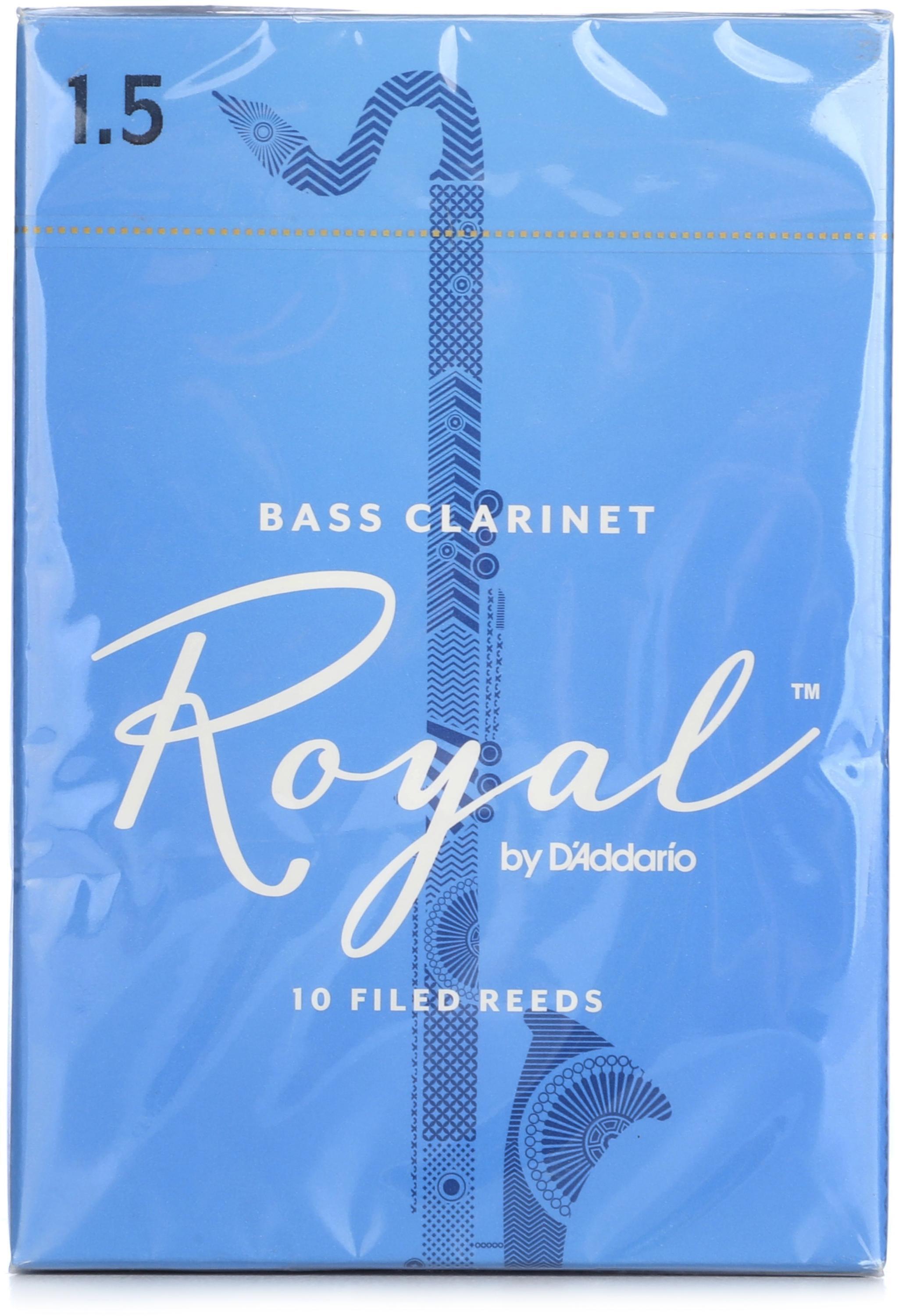 Photo of D'Addario Royal Bass Clarinet Reeds - 1.5, 10-pack