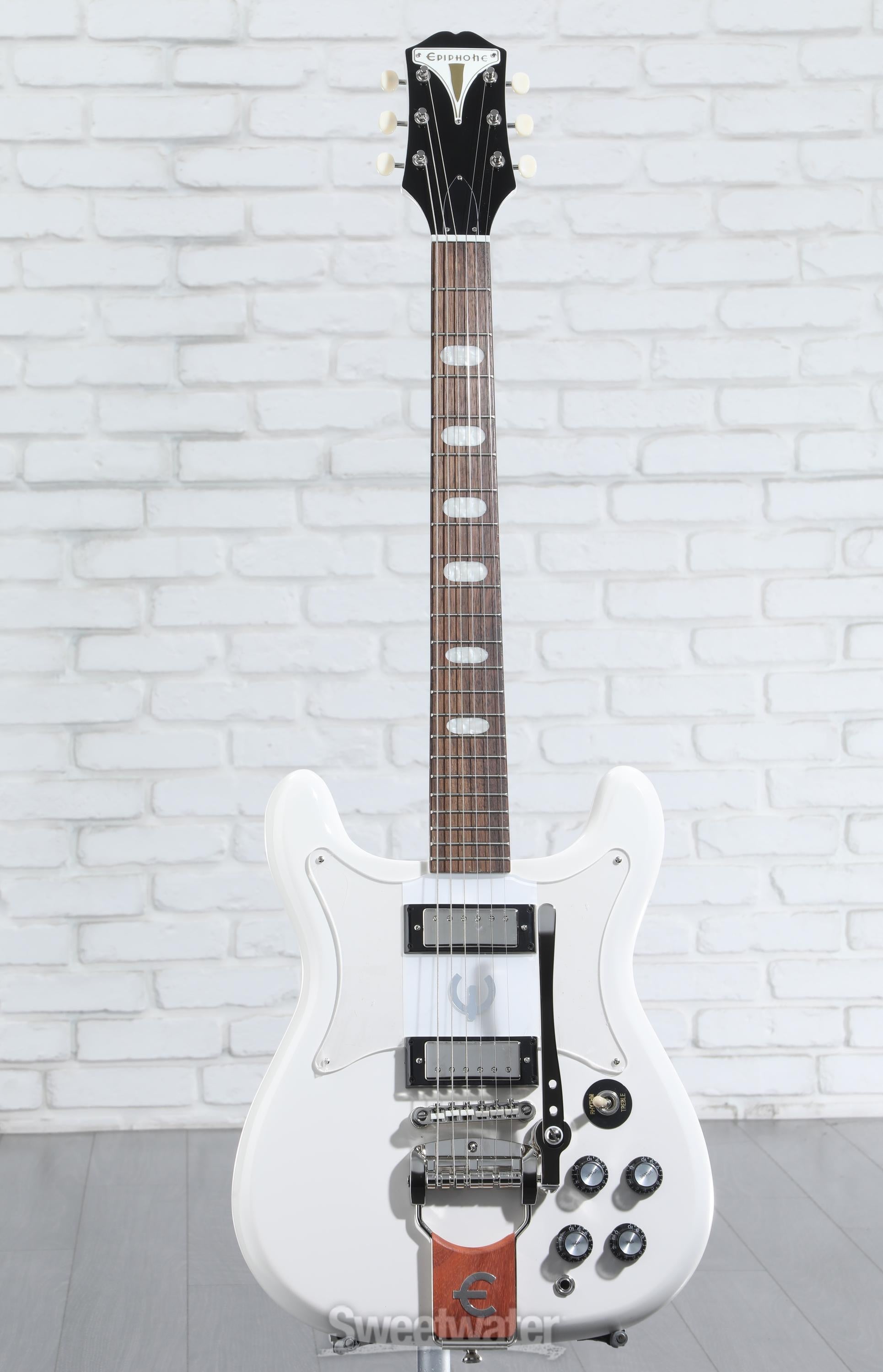 Epiphone Crestwood Custom (Tremotone) Electric Guitar - Polaris White