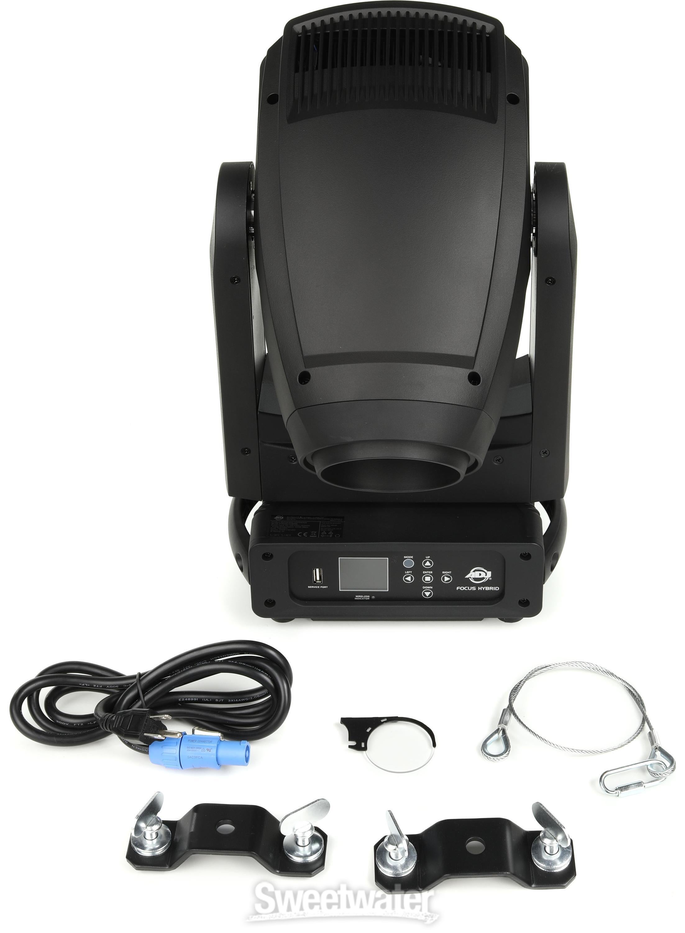 H　気功セミナーセット ADJ Focus Hybrid - 200W Beam/Spot/Wash Moving Head Fixture