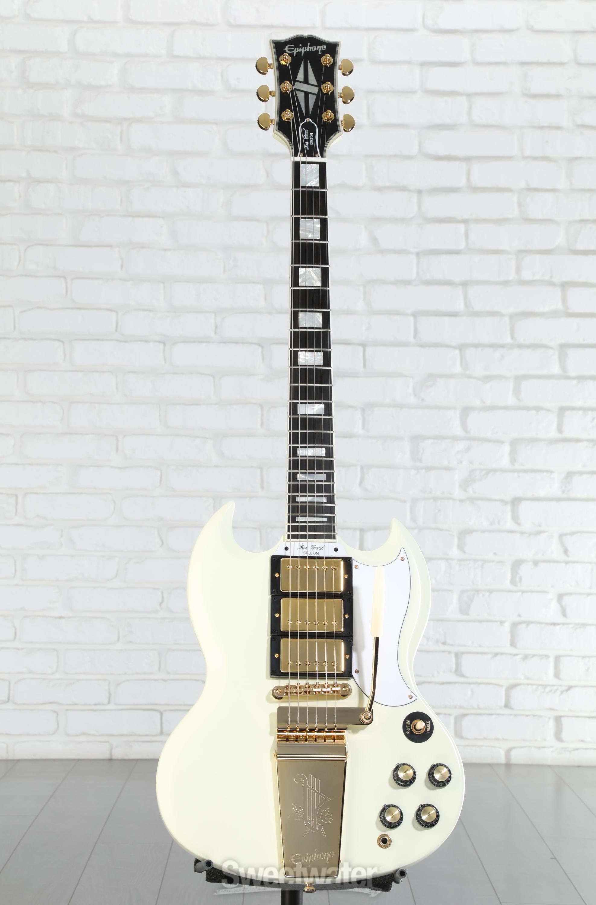 Epiphone 1963 SG Custom Electric Guitar - Classic White VOS