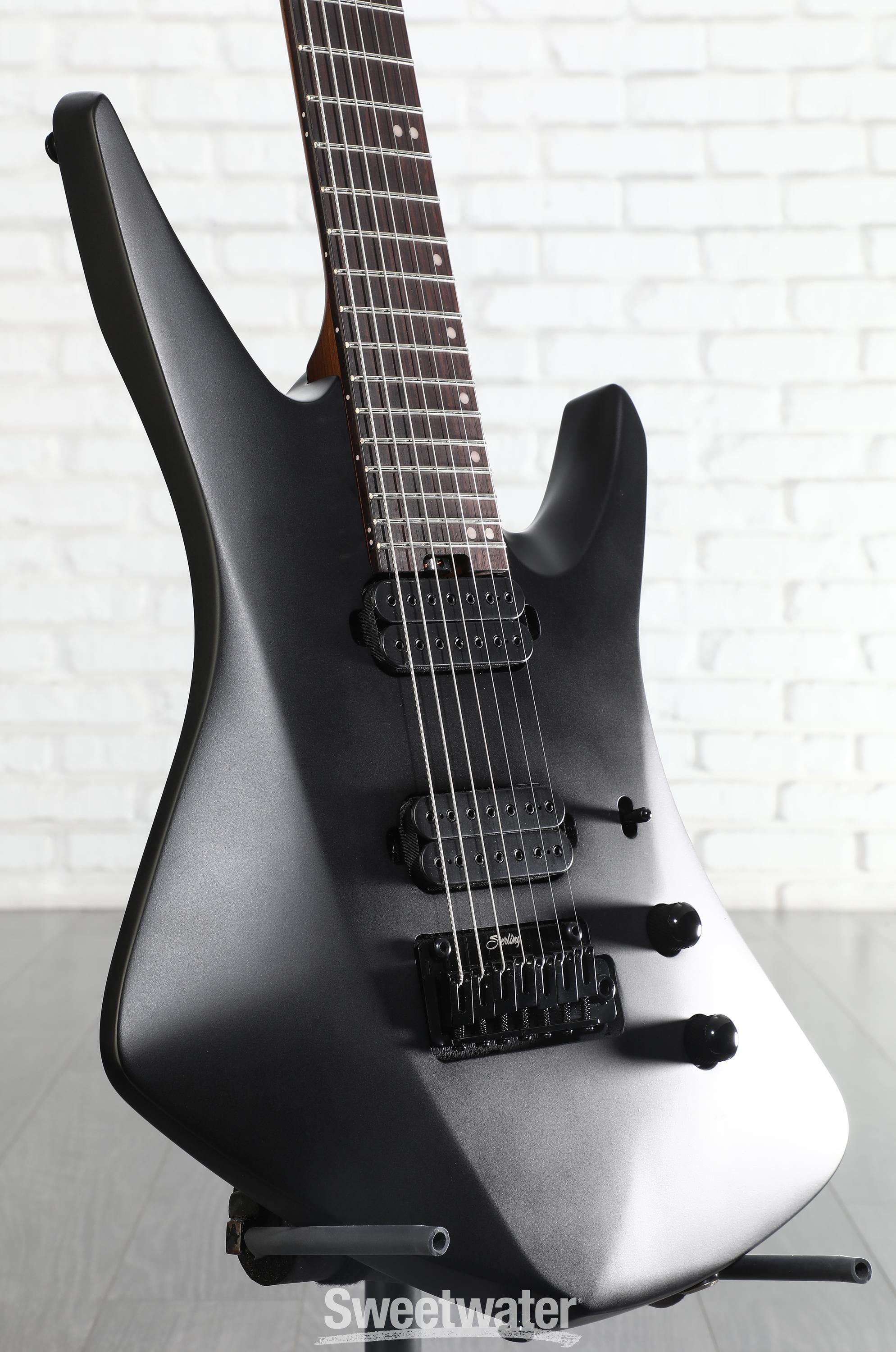 Photo of Sterling By Music Man Kaizen 7 7-string Electric Guitar - Stealth Black